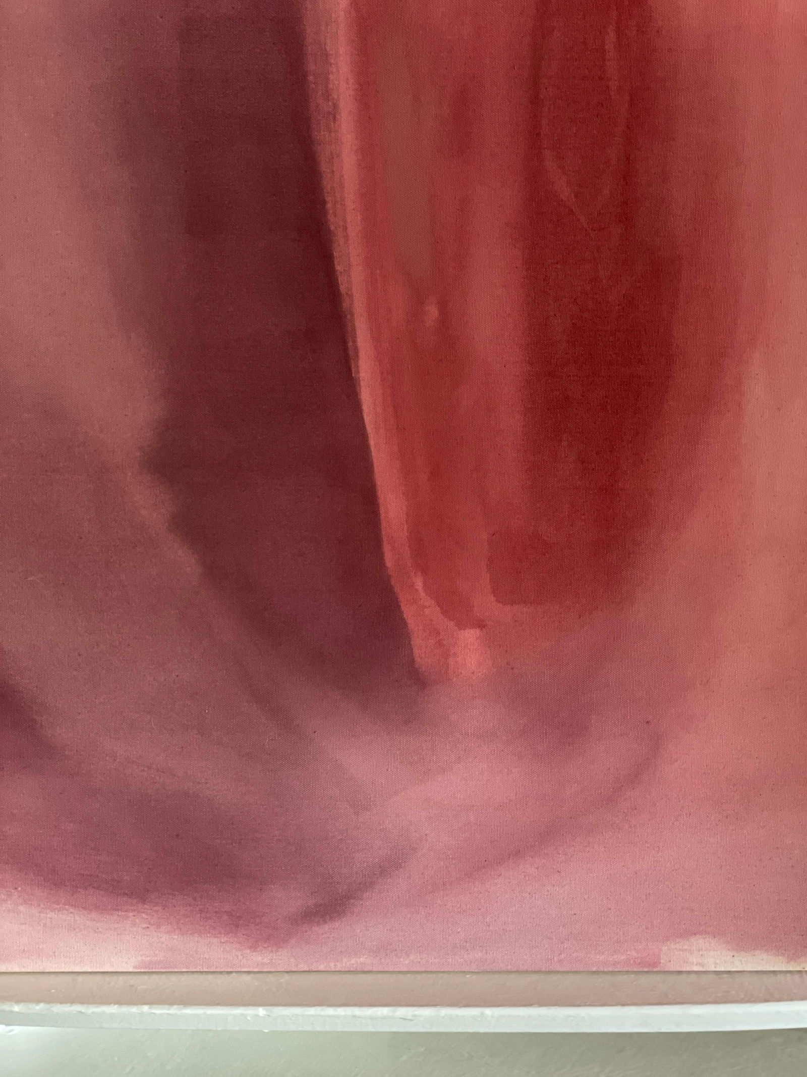 "No Matter What" Abstract Color Field Stain Painting by Stacey Warnix - 7