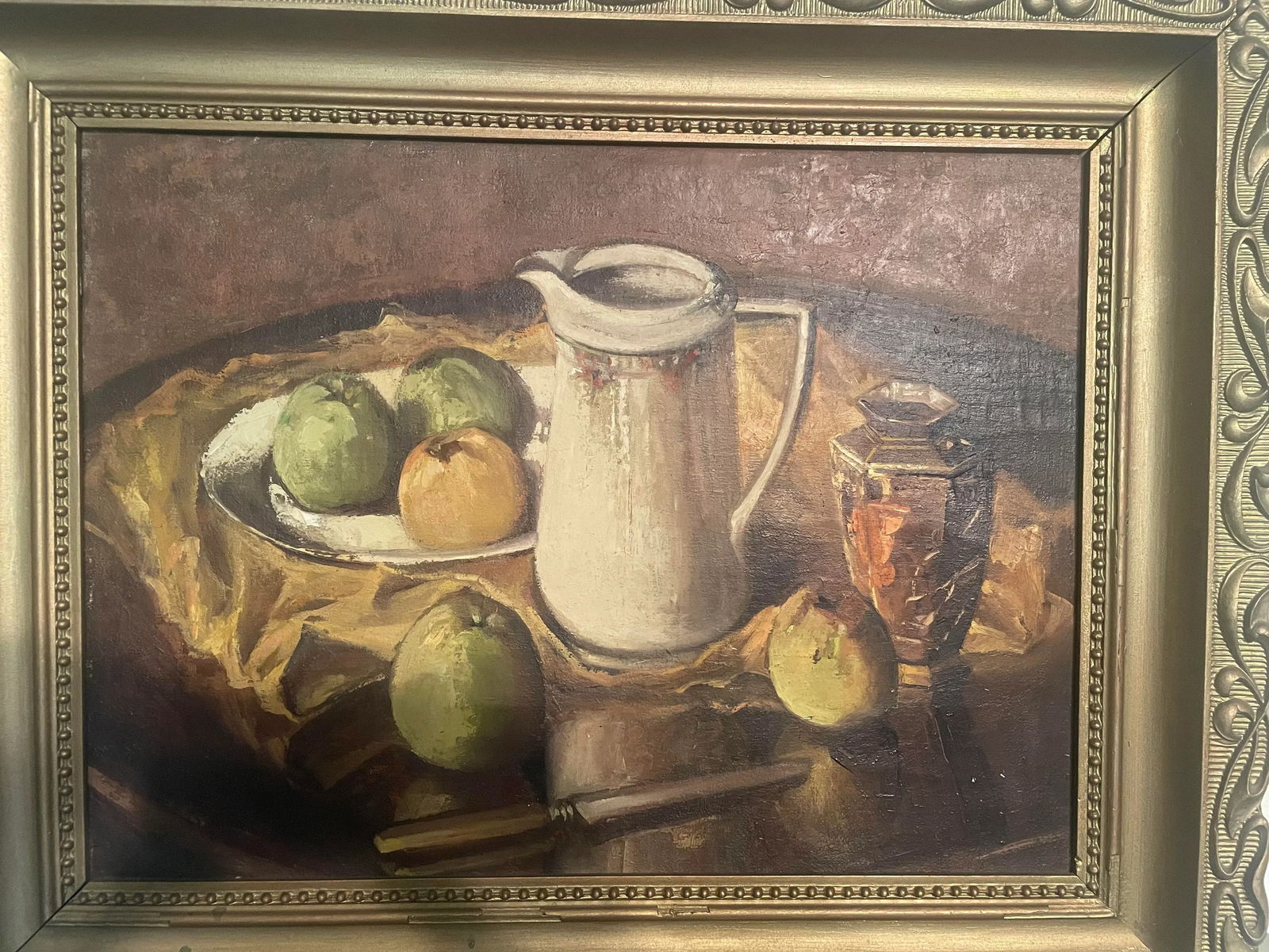 Antique European Oil Still Life Painting - 2