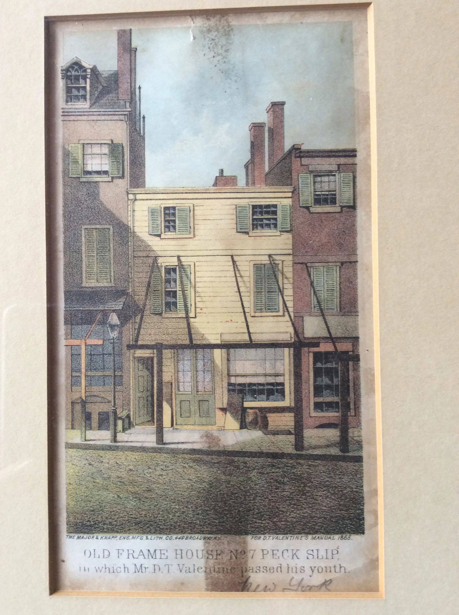 Vintage Architectural Hand Colored Etchings - a Pair - 3