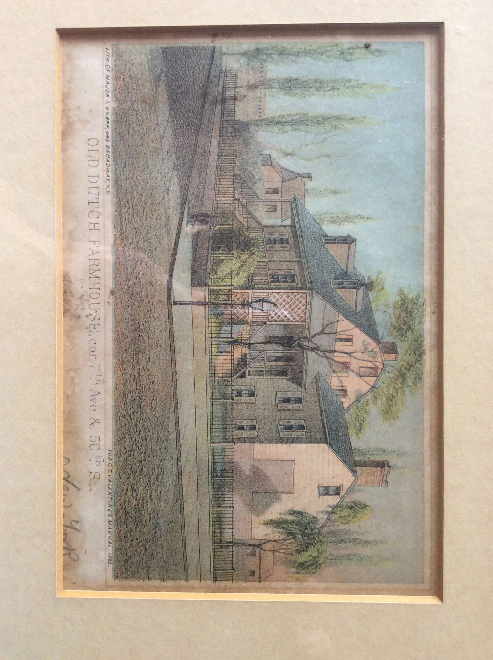 Vintage Architectural Hand Colored Etchings - a Pair - 5