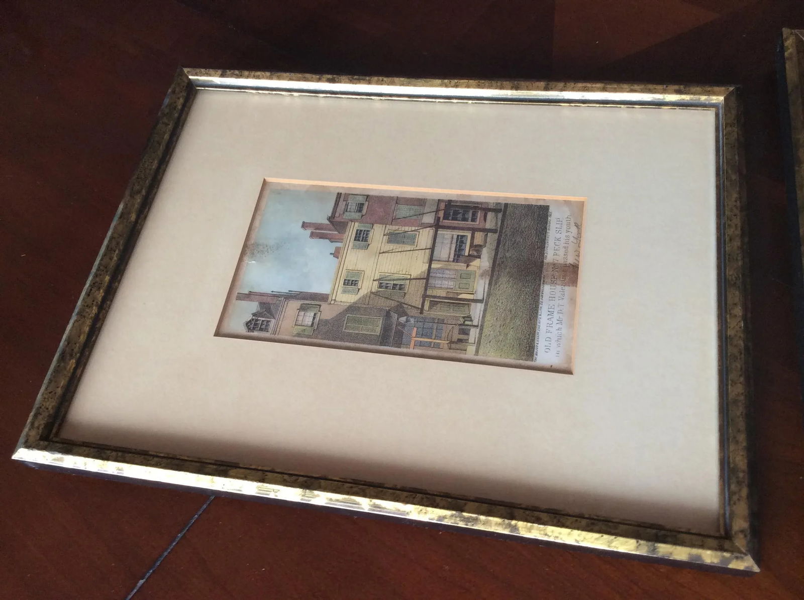 Vintage Architectural Hand Colored Etchings - a Pair - 9