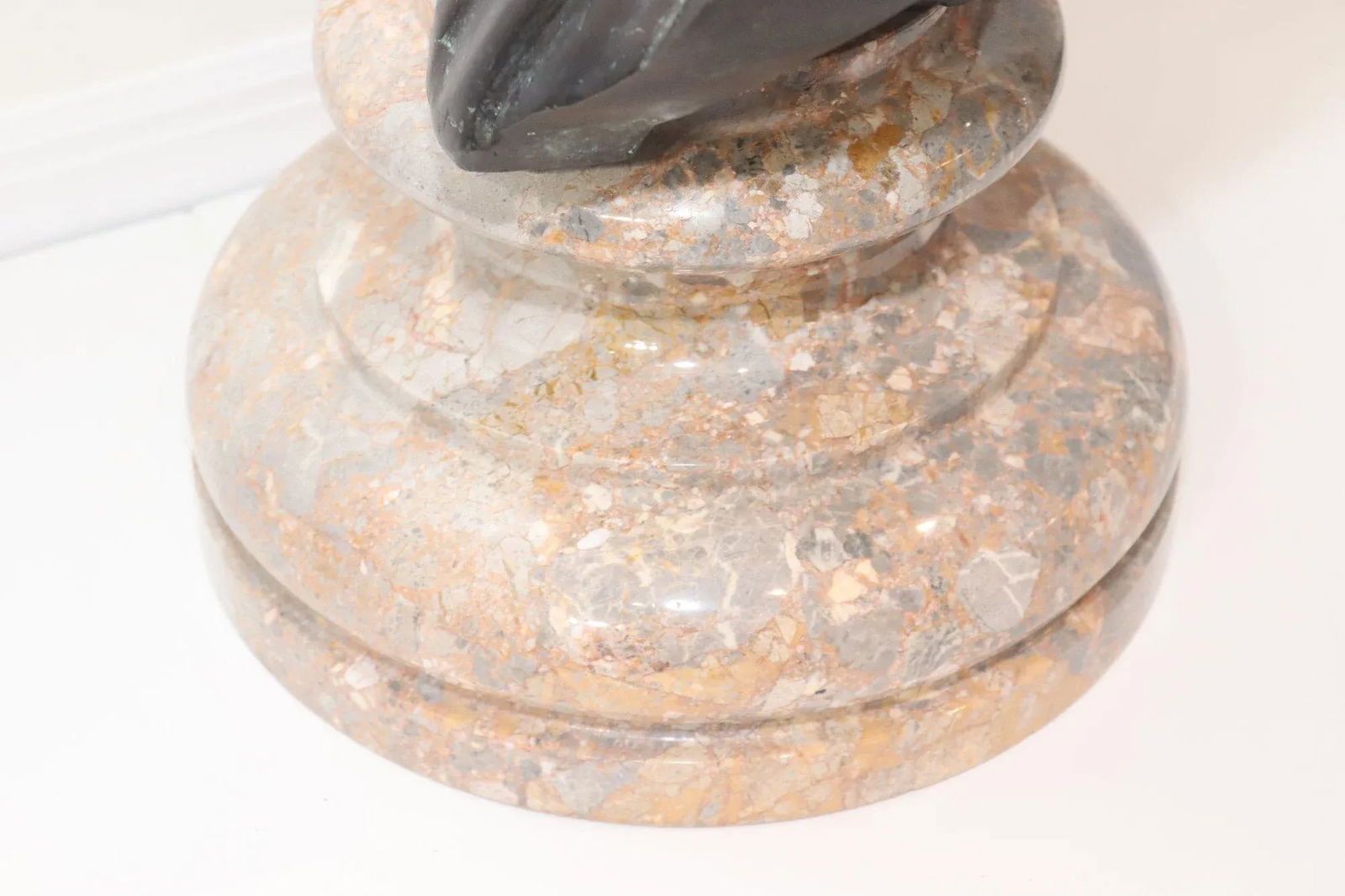 Vintage Bronze Bust on Marble Base - 11