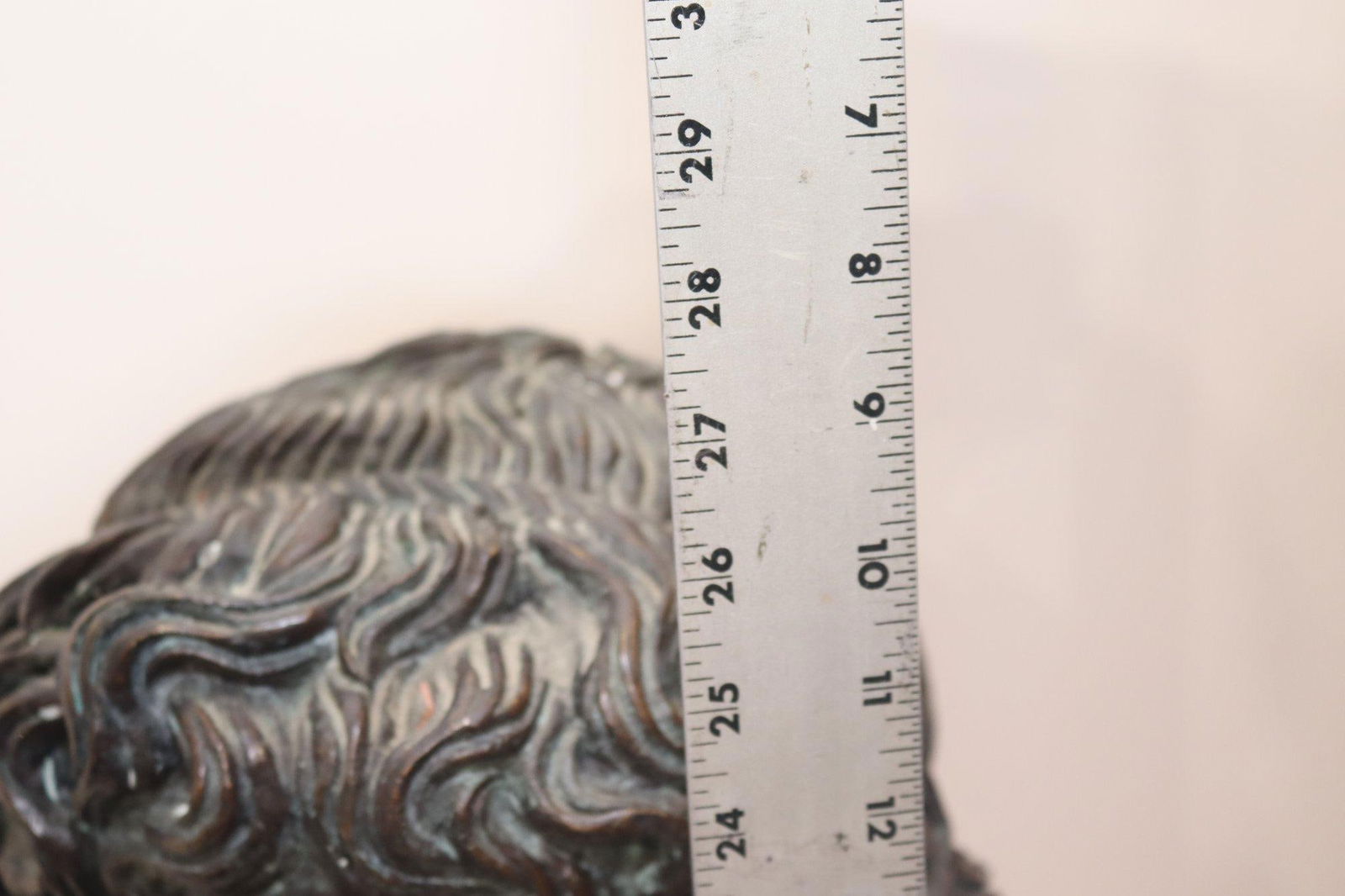 Vintage Bronze Bust on Marble Base - 6