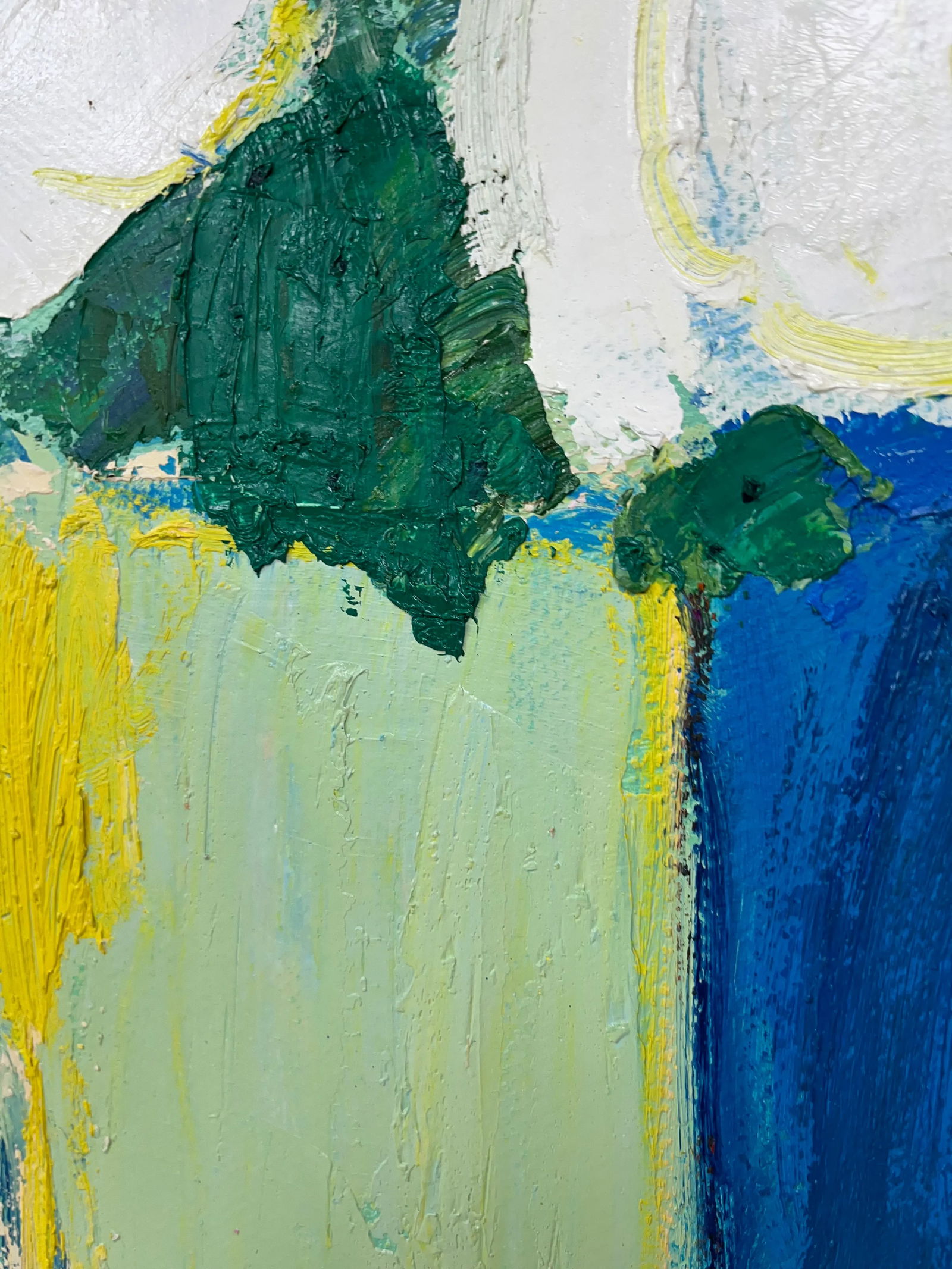 Contemporary Impressionist Floral Oil Painting on Canvas, 48" X 48" - 8