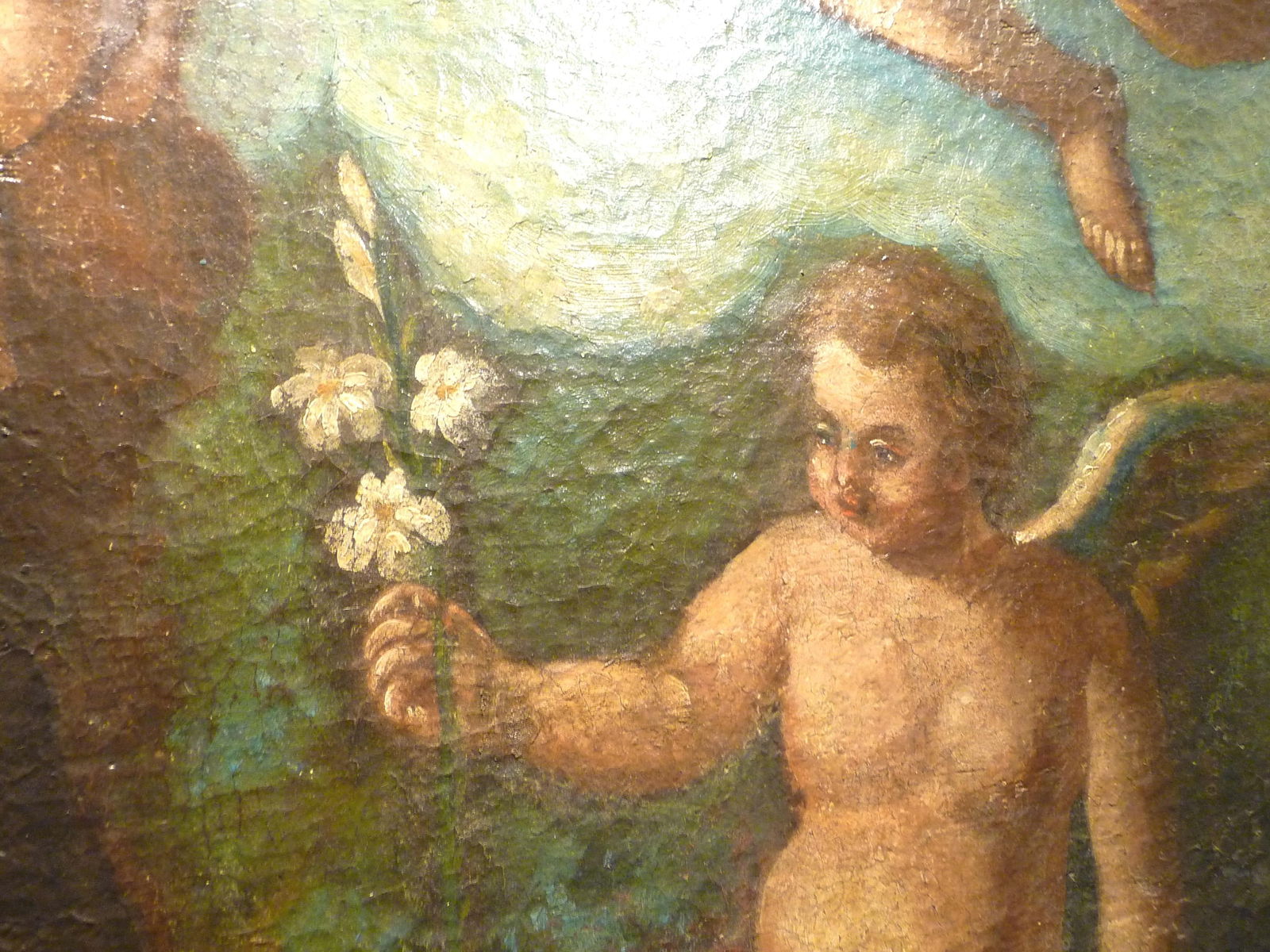 17th Century Large Oil Painting - Jesus Savior of Man - 2