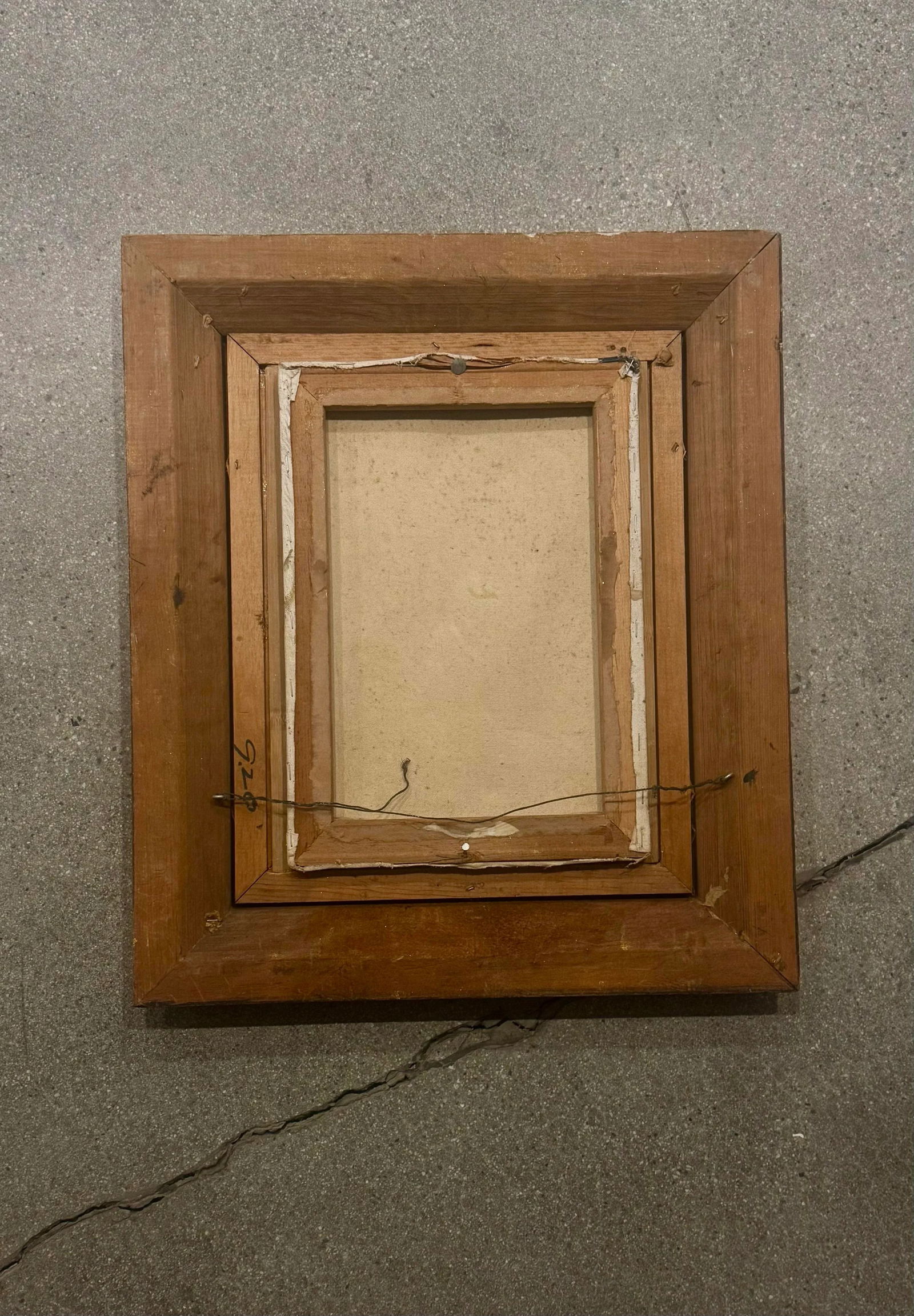 Tang Ping's Old Gentlman Original Oil Painting - 3