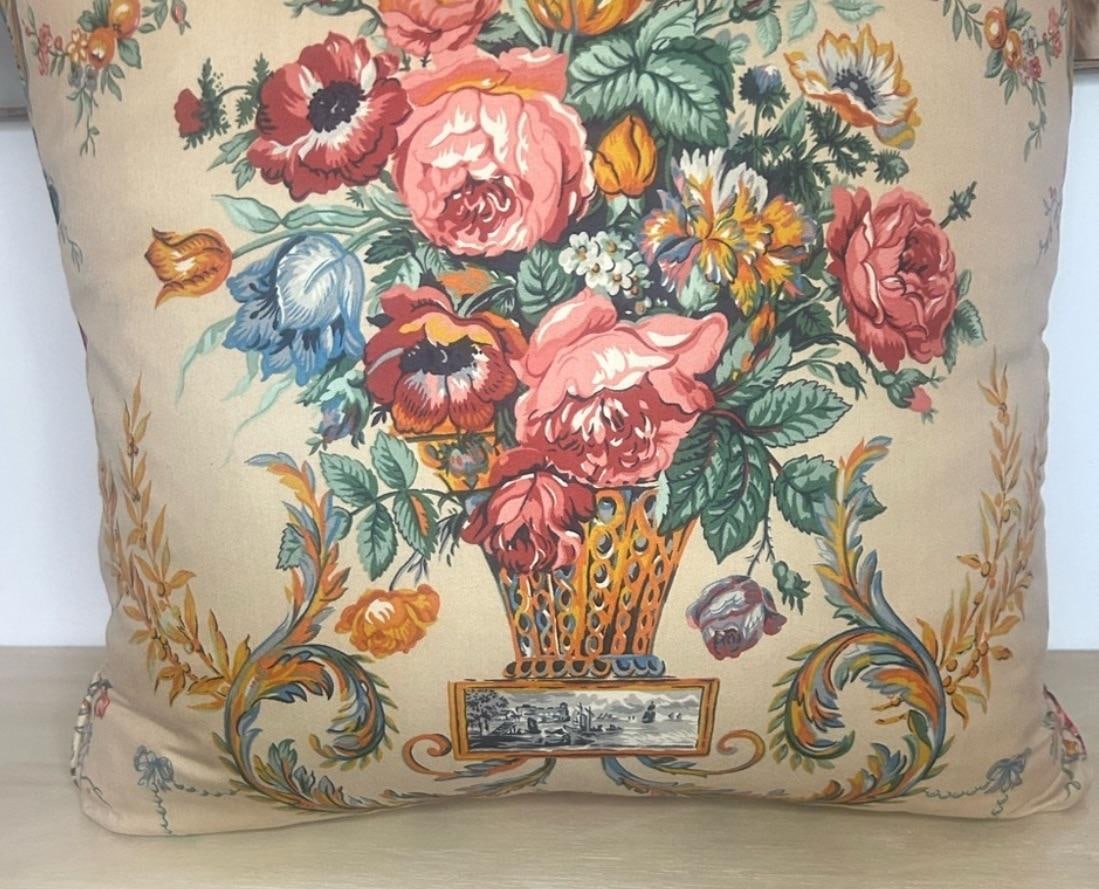 Vintage Lee Jofa Pillow with Feather Insert - 2