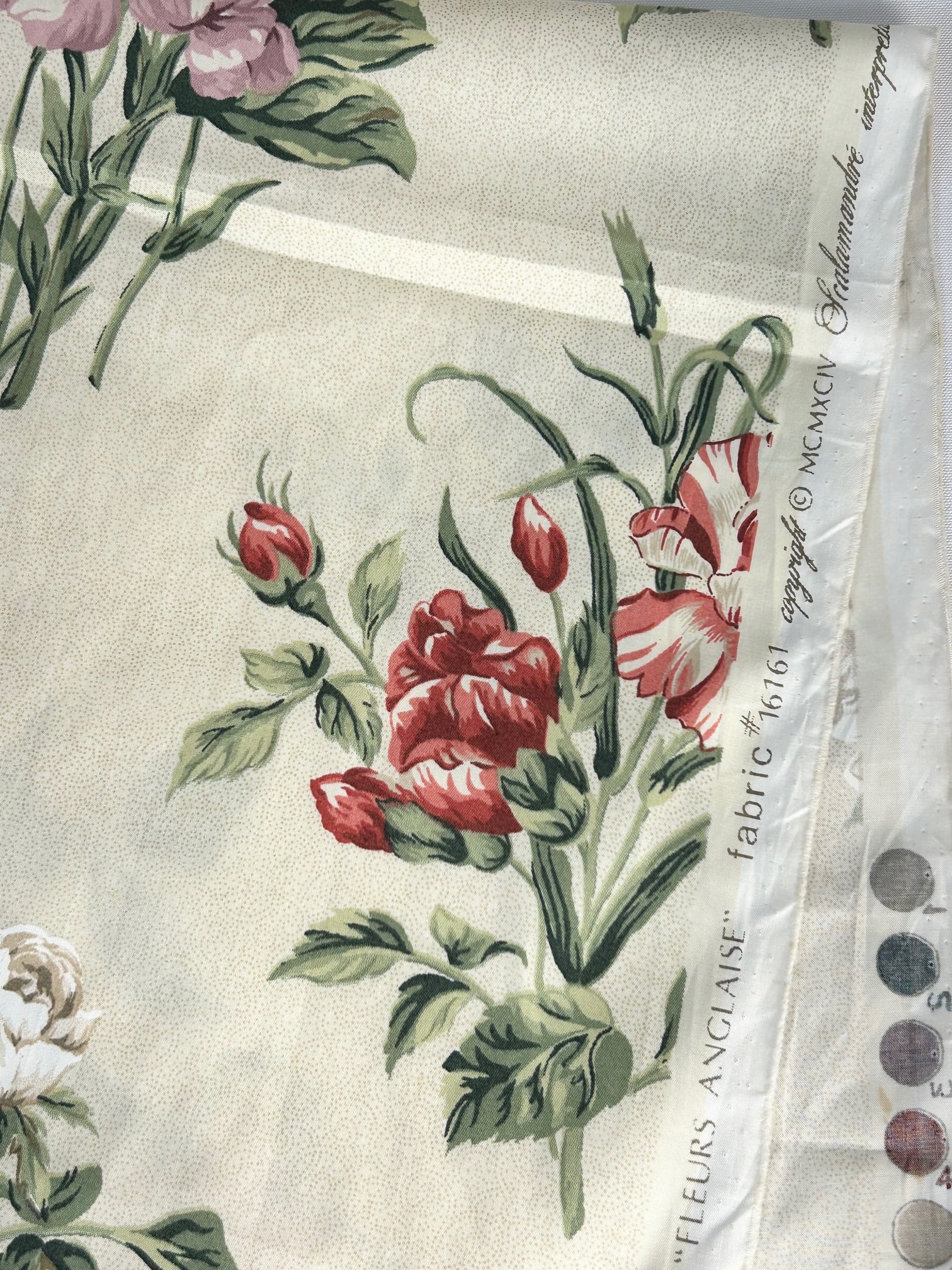 Scalamandre "Fleur Anglaise"? Print"“ 43.5 Yards - 3