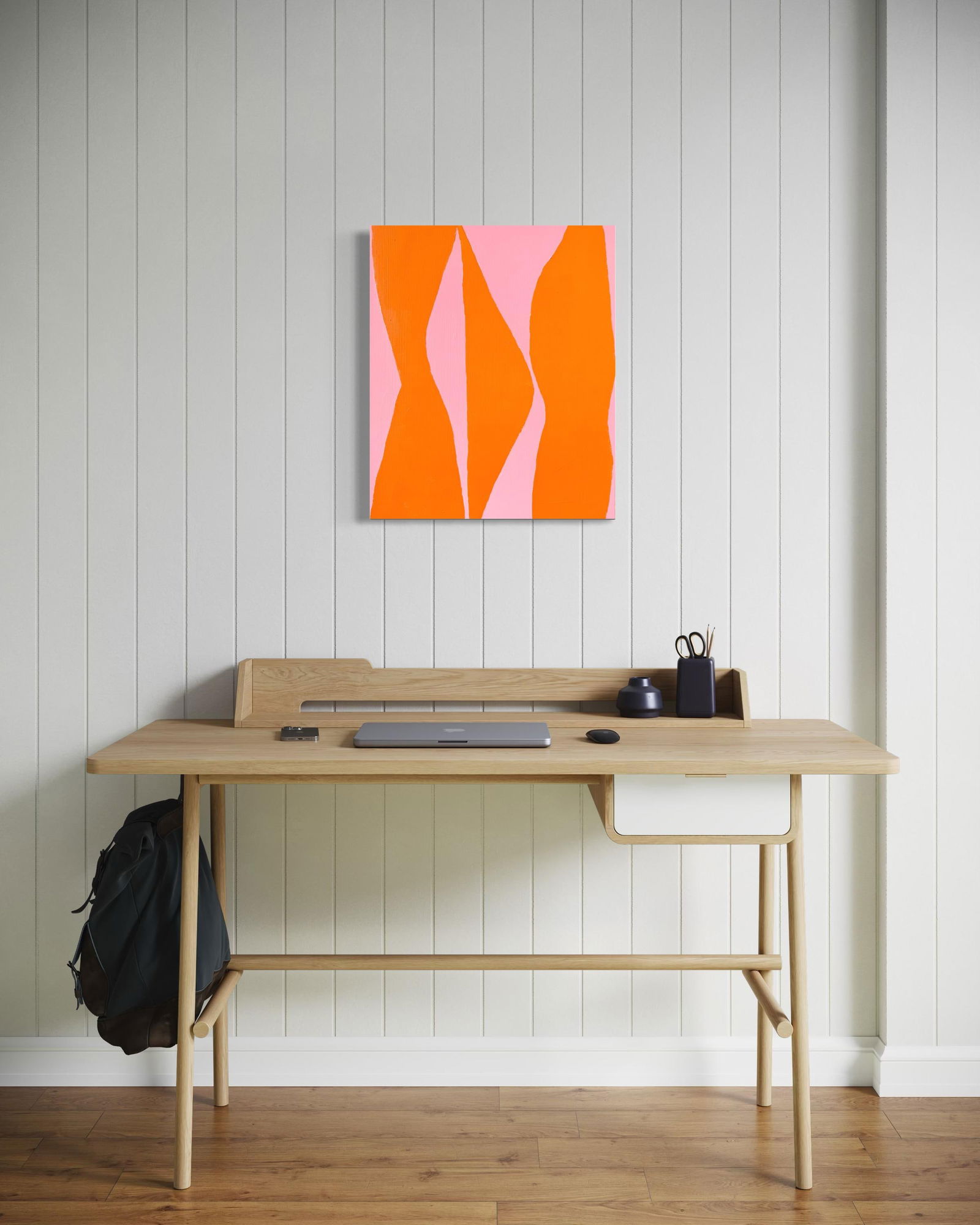 Linger in Warmth, Contemporary Minimalist Abstract Painting by Matt Higgins - 5