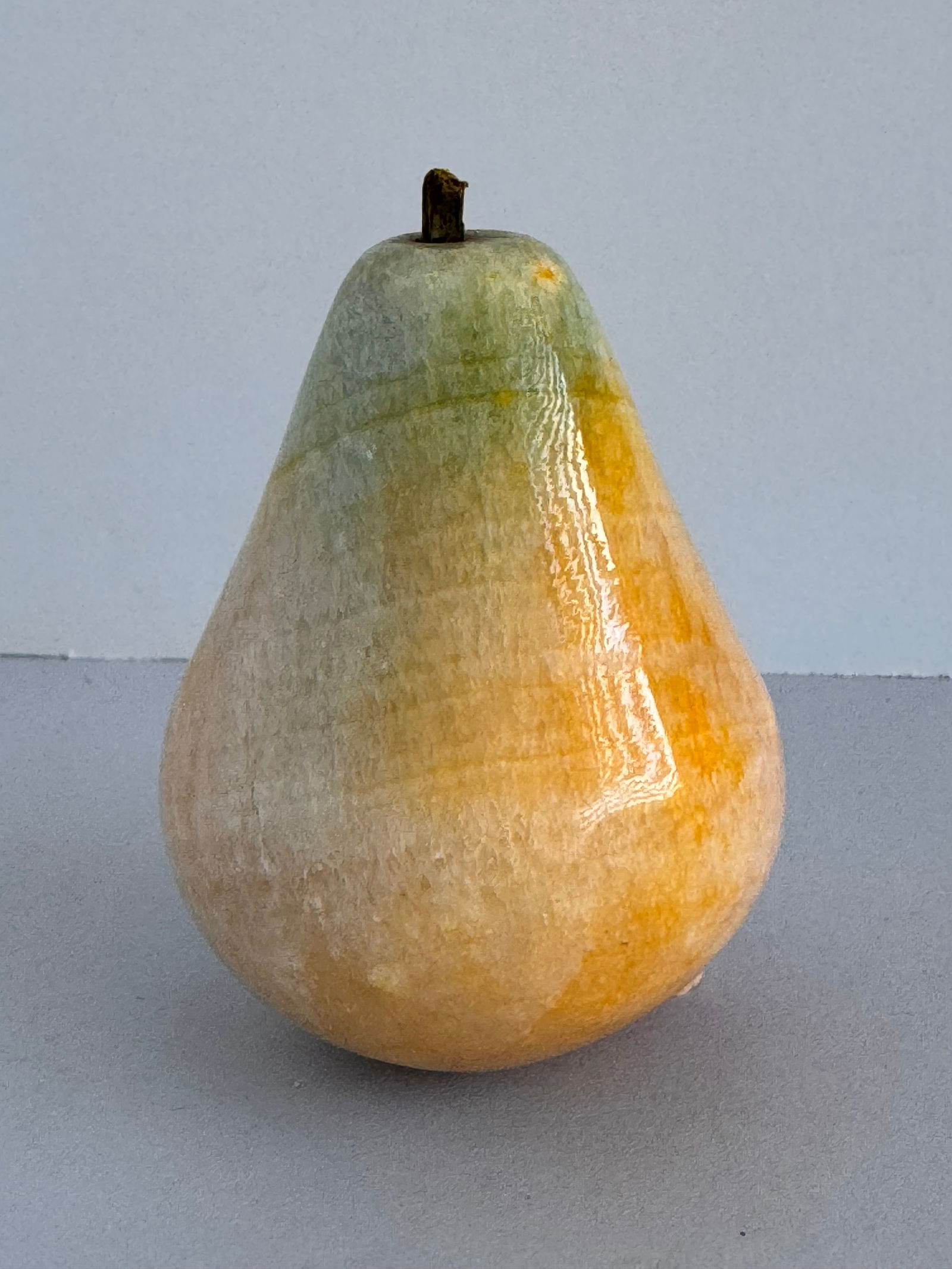 Set of Three 1980s Polished Stone Fruits - 3