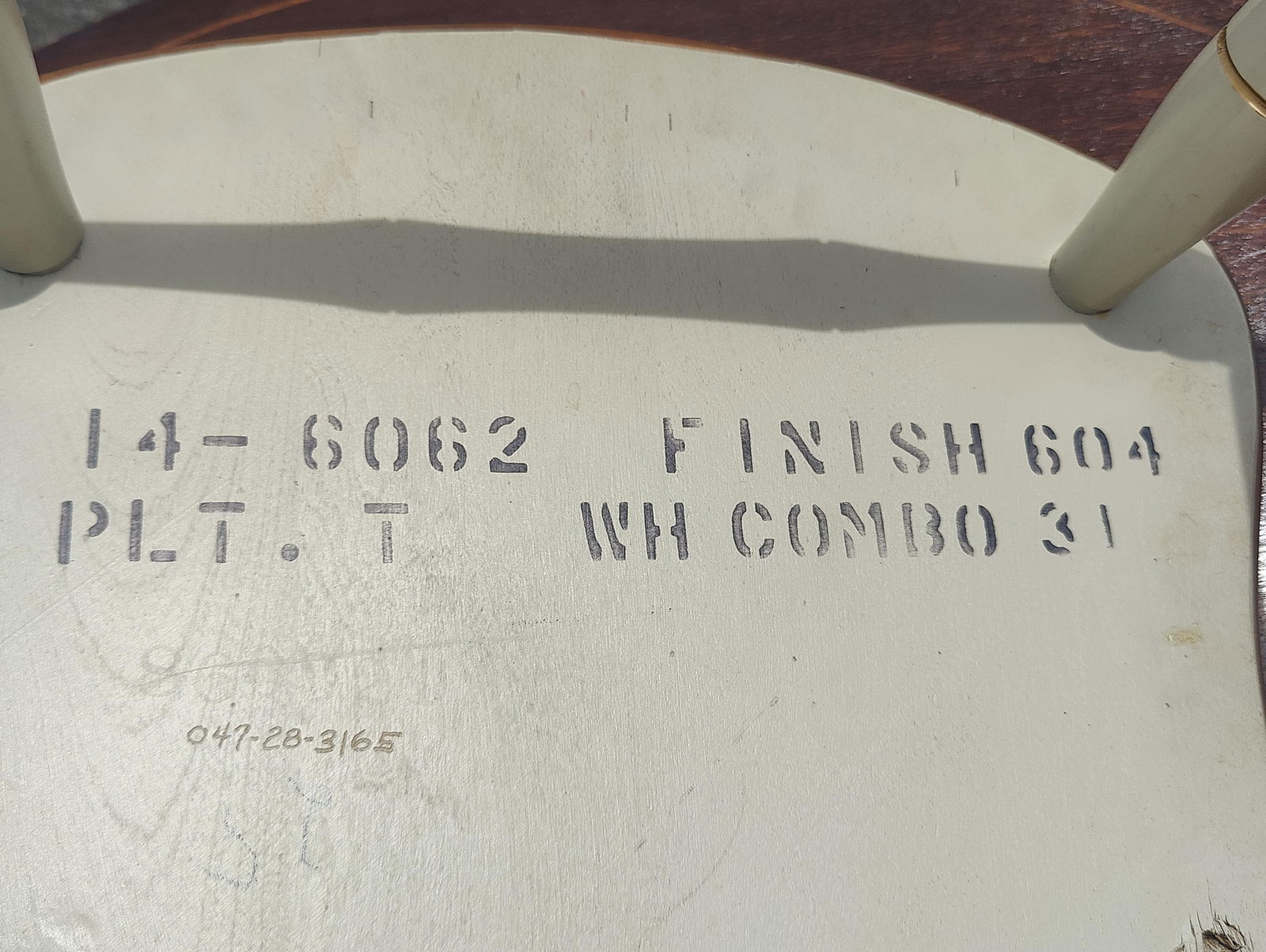 Mid 20th Century Vintage Ethan Allen Stenciled Windsor Side Chair - 3