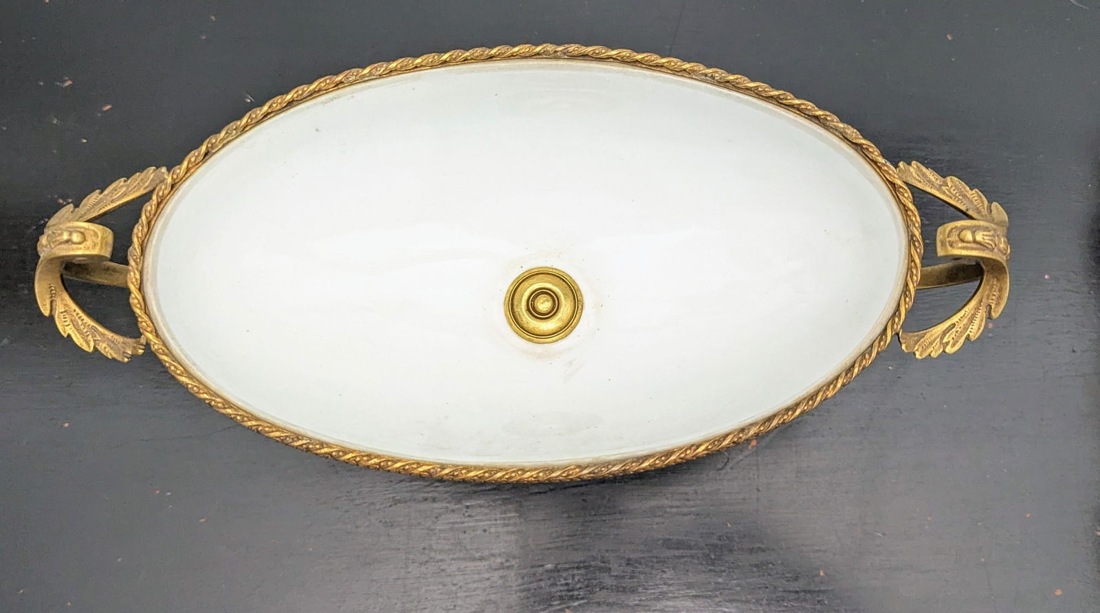 Vintage Garniture Porcelain Sevres Design Mantel Set Capodimonte- 3 Pieces - 7