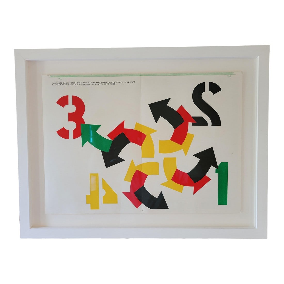 Robert Indiana "Four Winds" 1964 Lithograph, Framed (1 of 6)