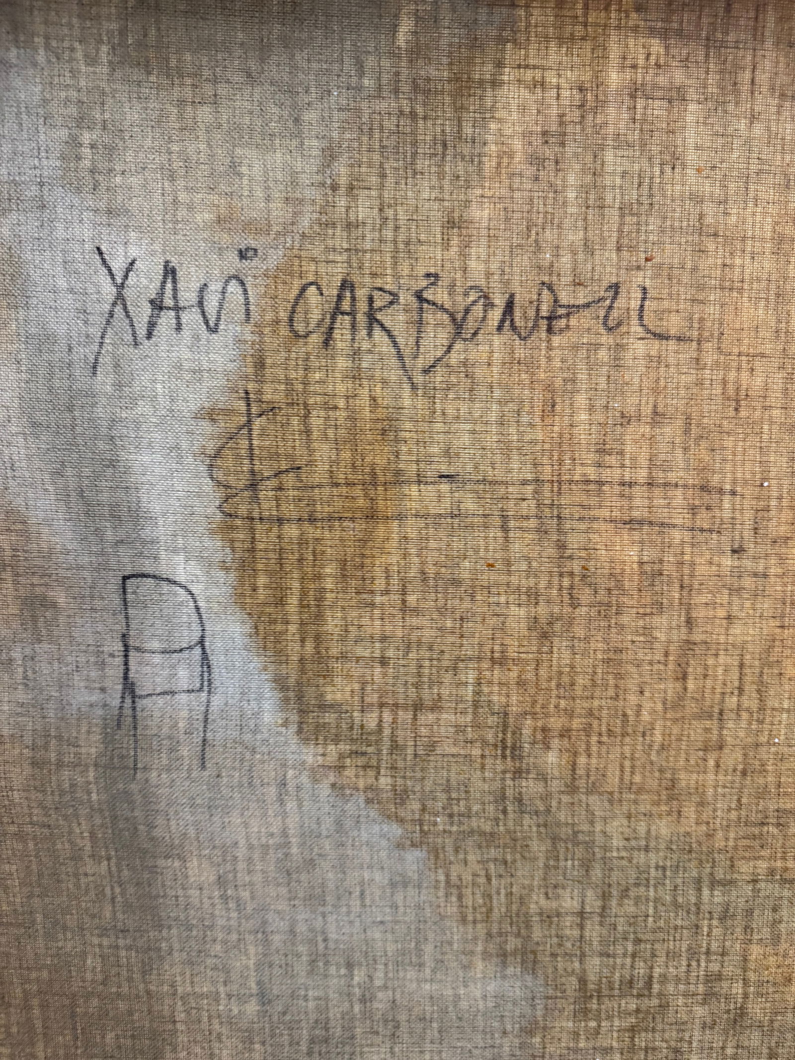 Abstract Acrylic, Oil & Pencil Painting by Xavi Carbonell - 3