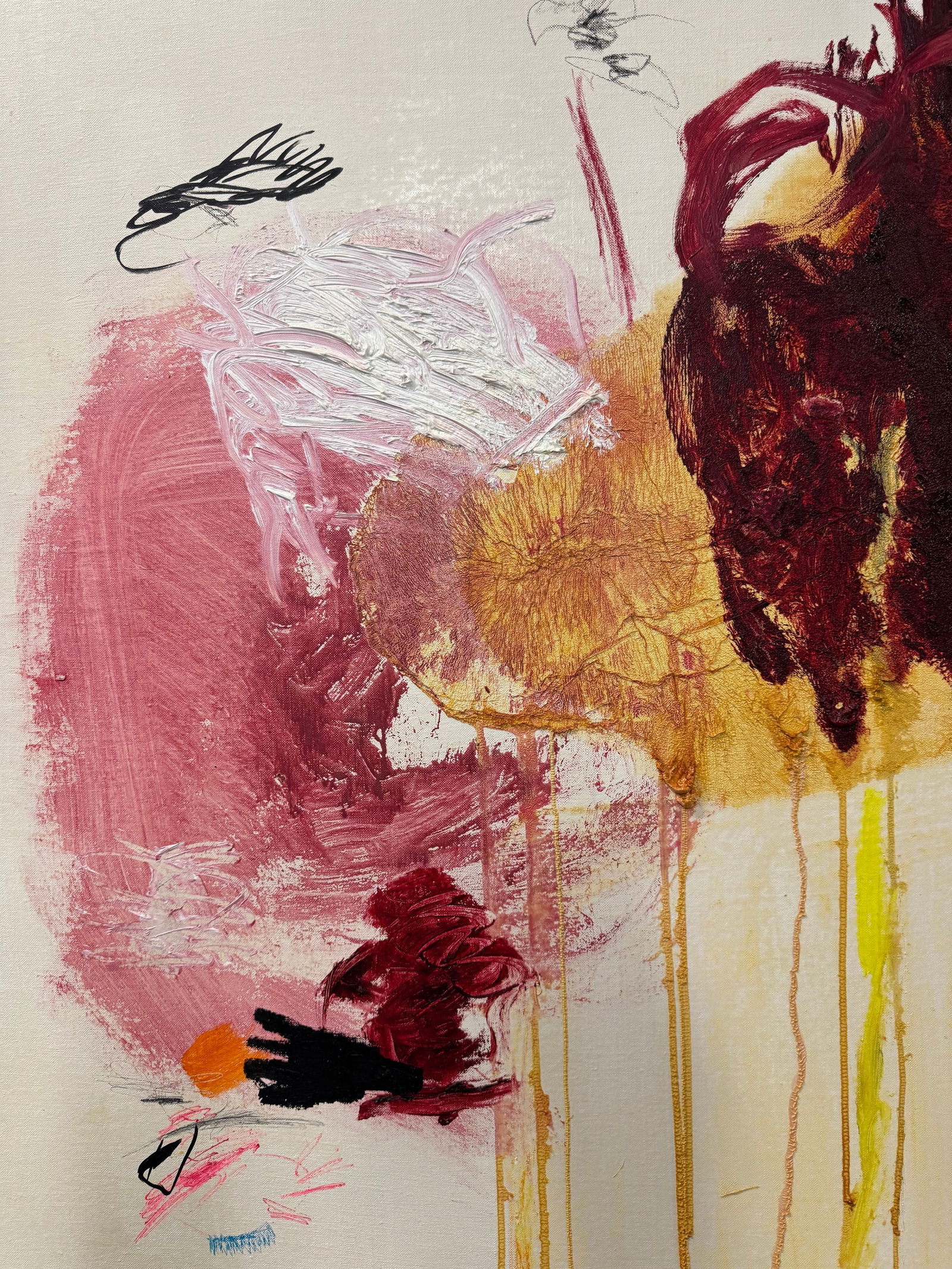 Abstract Acrylic, Oil & Pencil Painting by Xavi Carbonell - 6