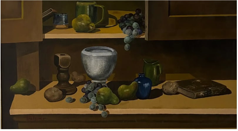 Mid Century Still Life, Framed & Signed - 3