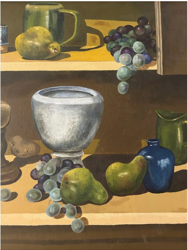 Mid Century Still Life, Framed & Signed - 5