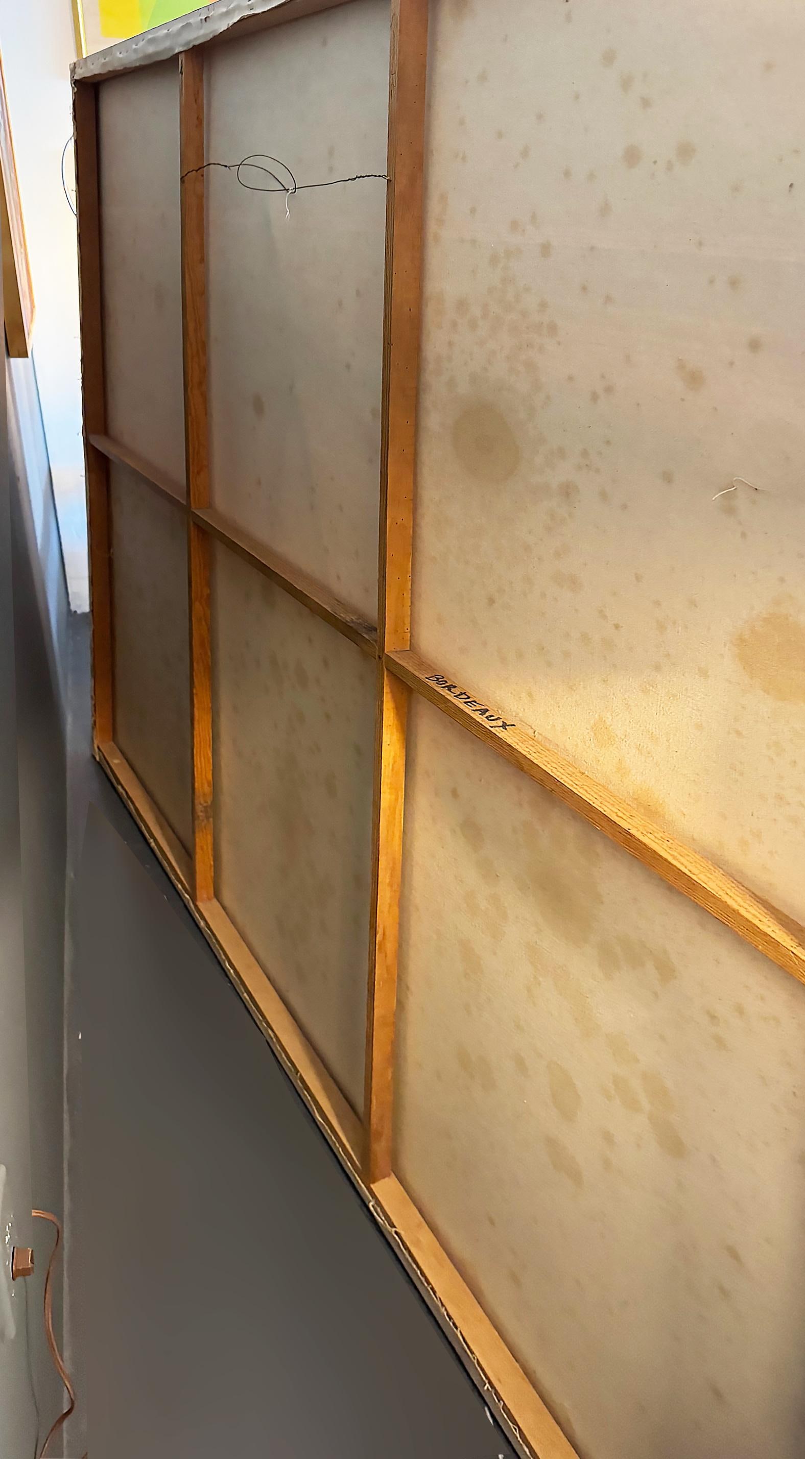 1970s David Barry Lewis Large Scale Mid Century Abstract Painting - 7