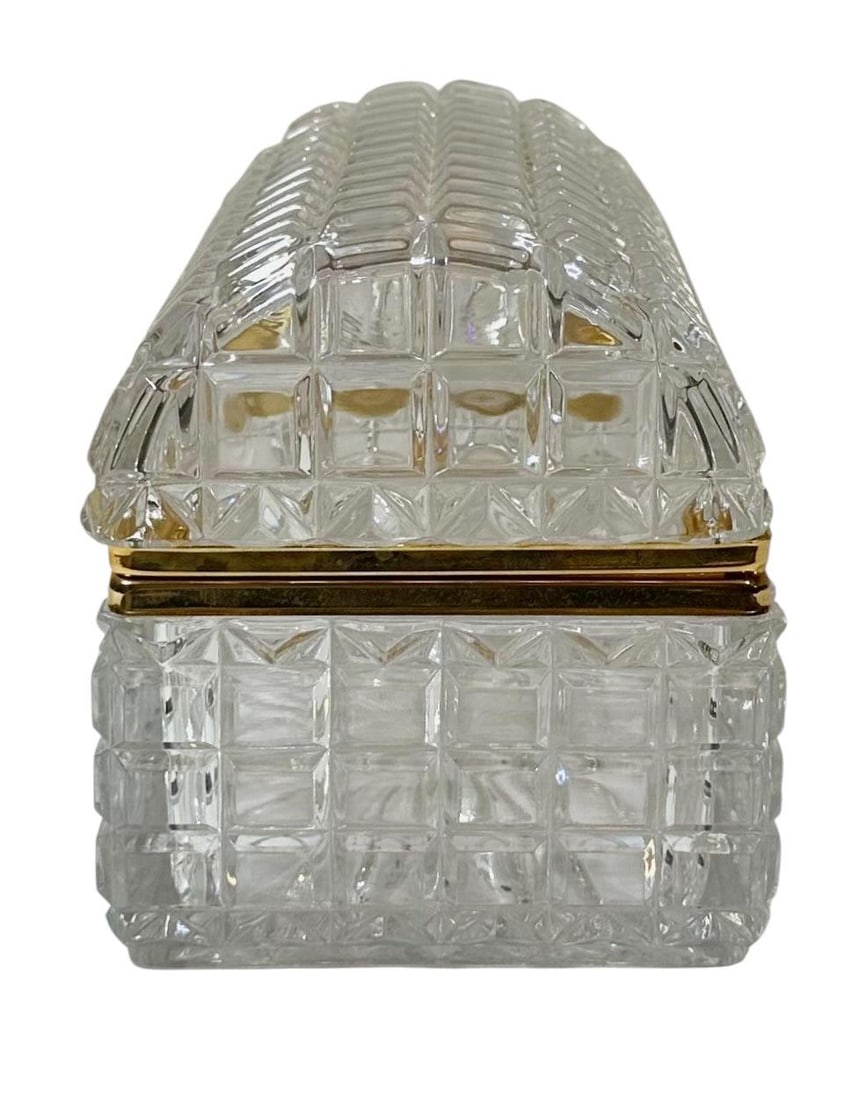 1950s Czechoslovakian Crystal Box - 5