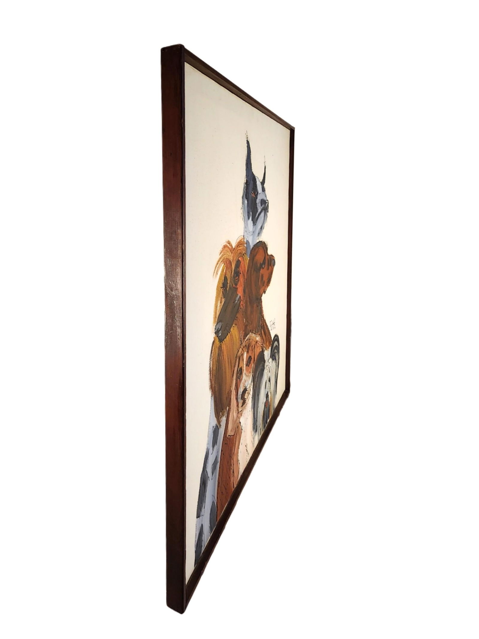 Dog Portrait by Suffel "“ Abstract Pup With Painterly Pedigree - 2