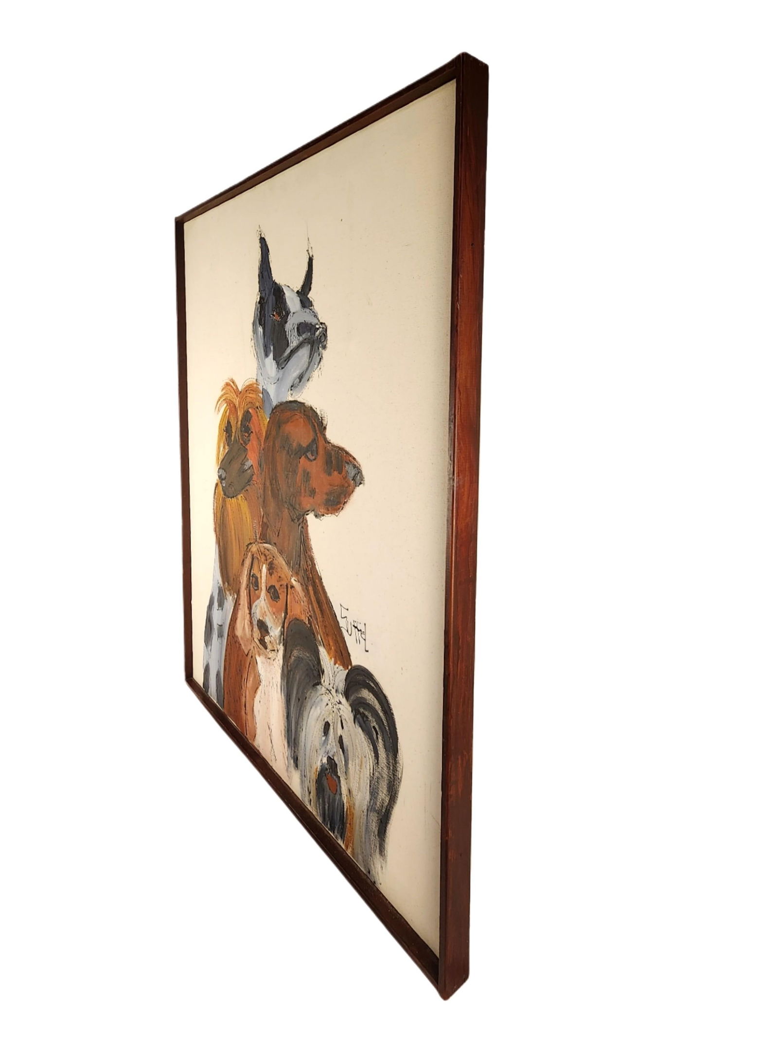 Dog Portrait by Suffel "“ Abstract Pup With Painterly Pedigree - 3