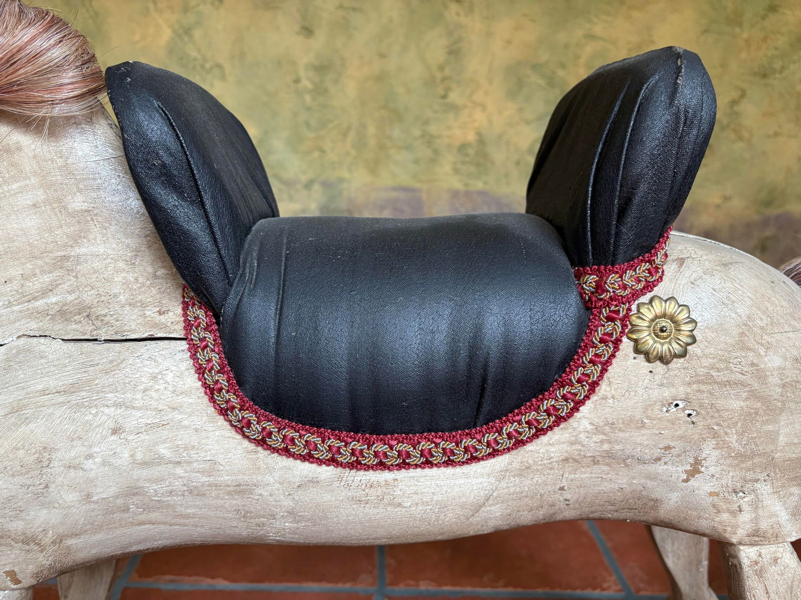 19th Century-Early 20th Century Antique Victorian American Folk Art Wooden Rocking Horse - 11