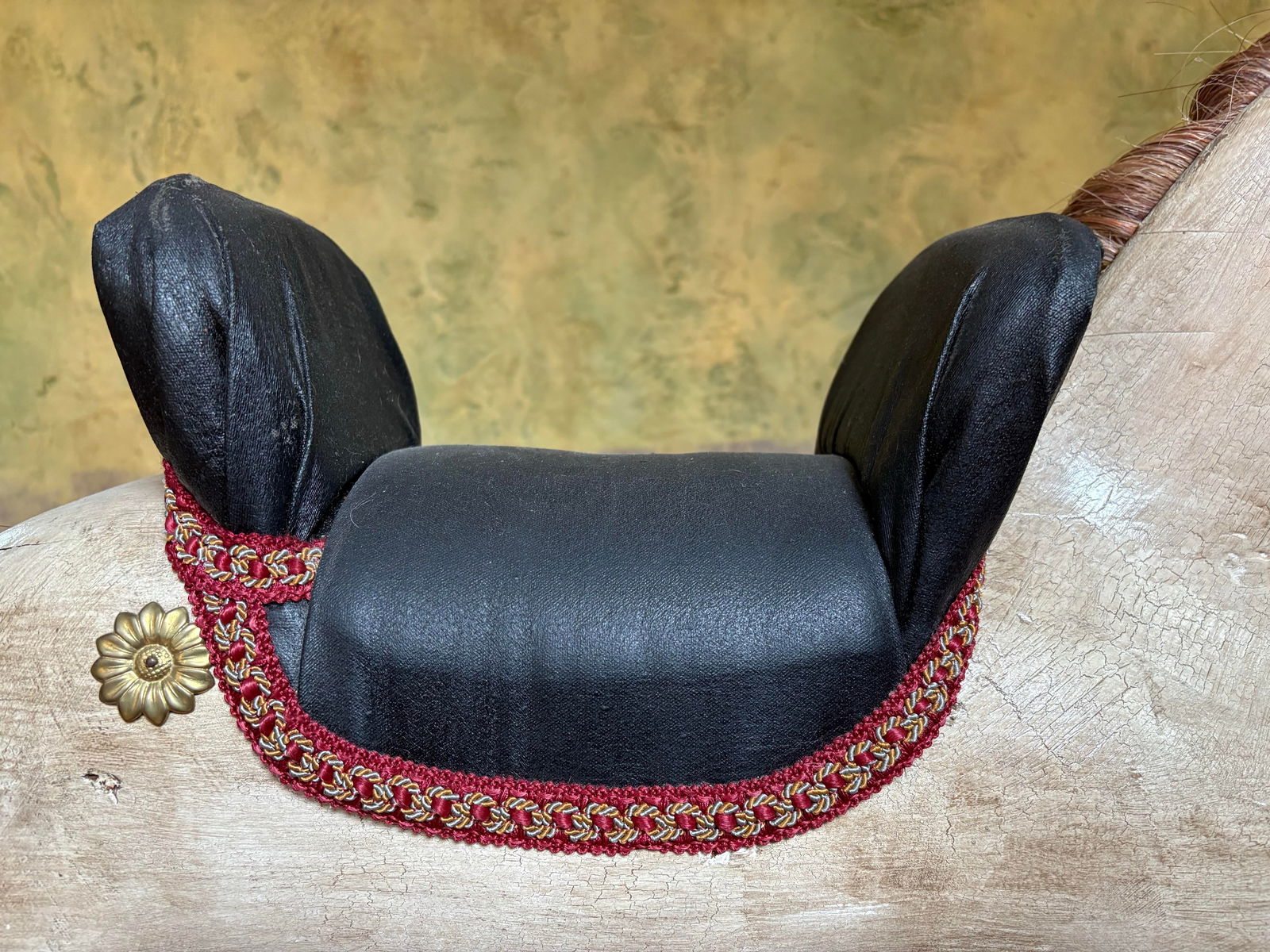 19th Century-Early 20th Century Antique Victorian American Folk Art Wooden Rocking Horse - 4