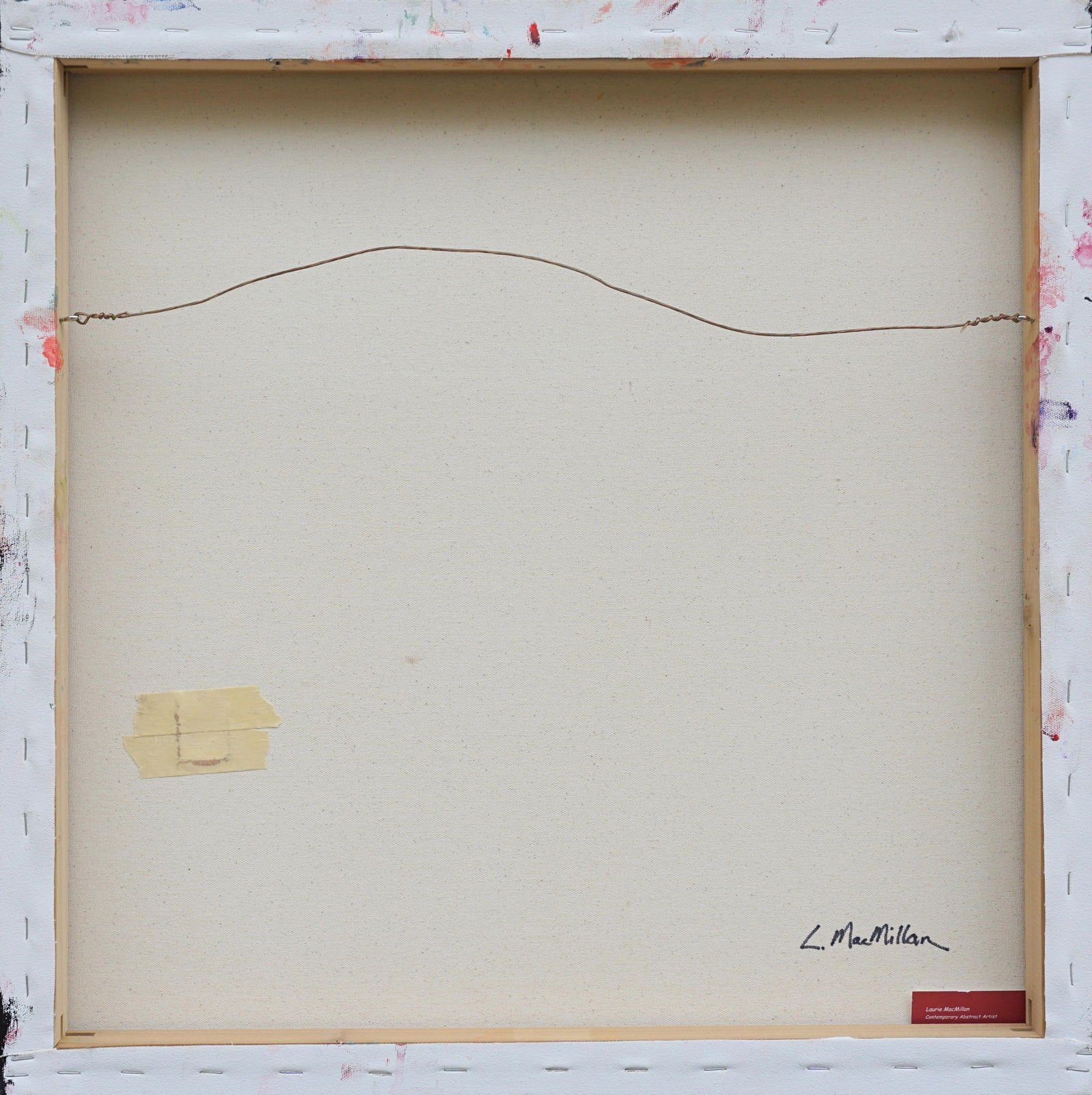 "Sunburn Sizzle" Abstract Landscape Painting by Laurie MacMillan - 4