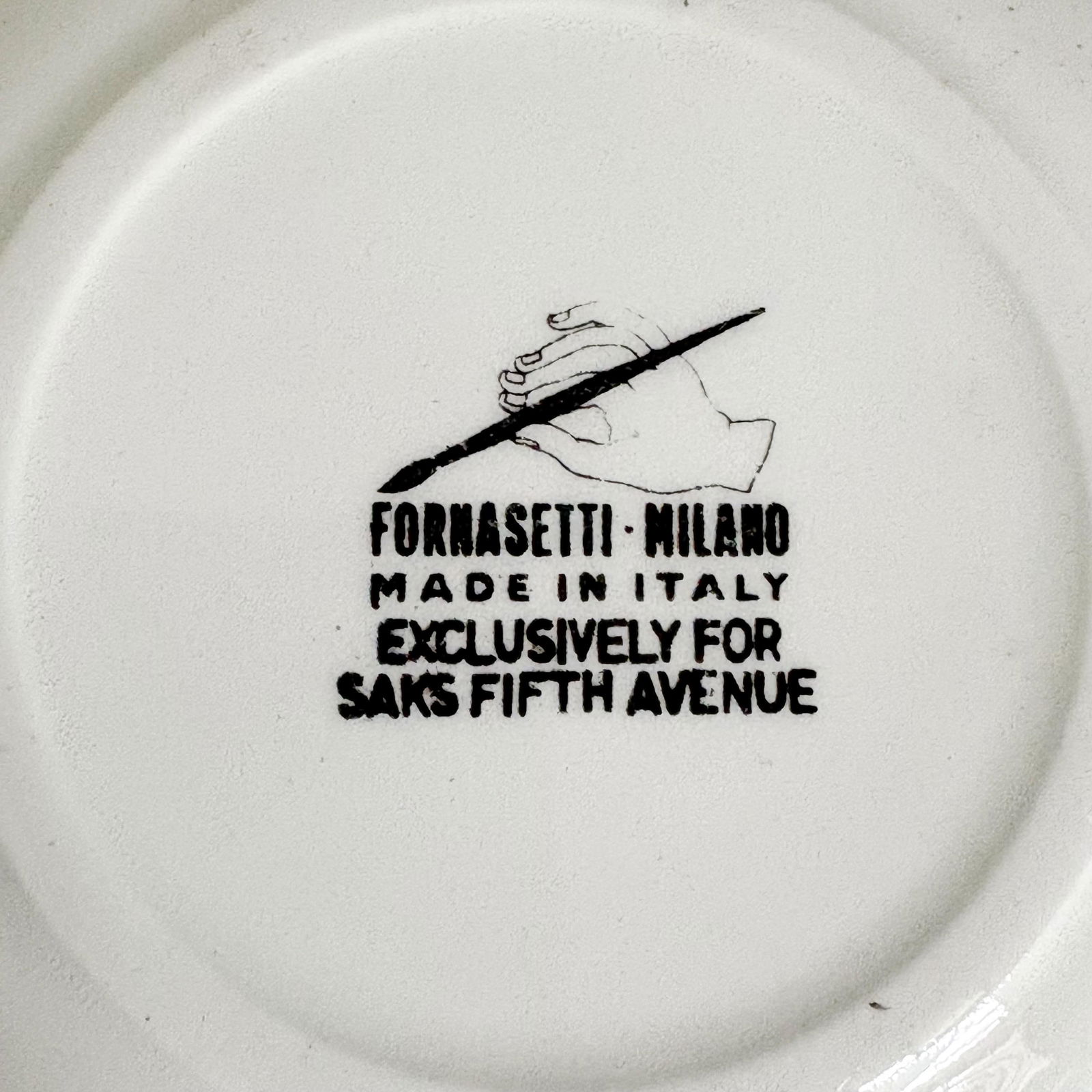 1960s Fornasetti 'Romulus and Remus' Themed Ceramic Coasters- Set of 3 - 9