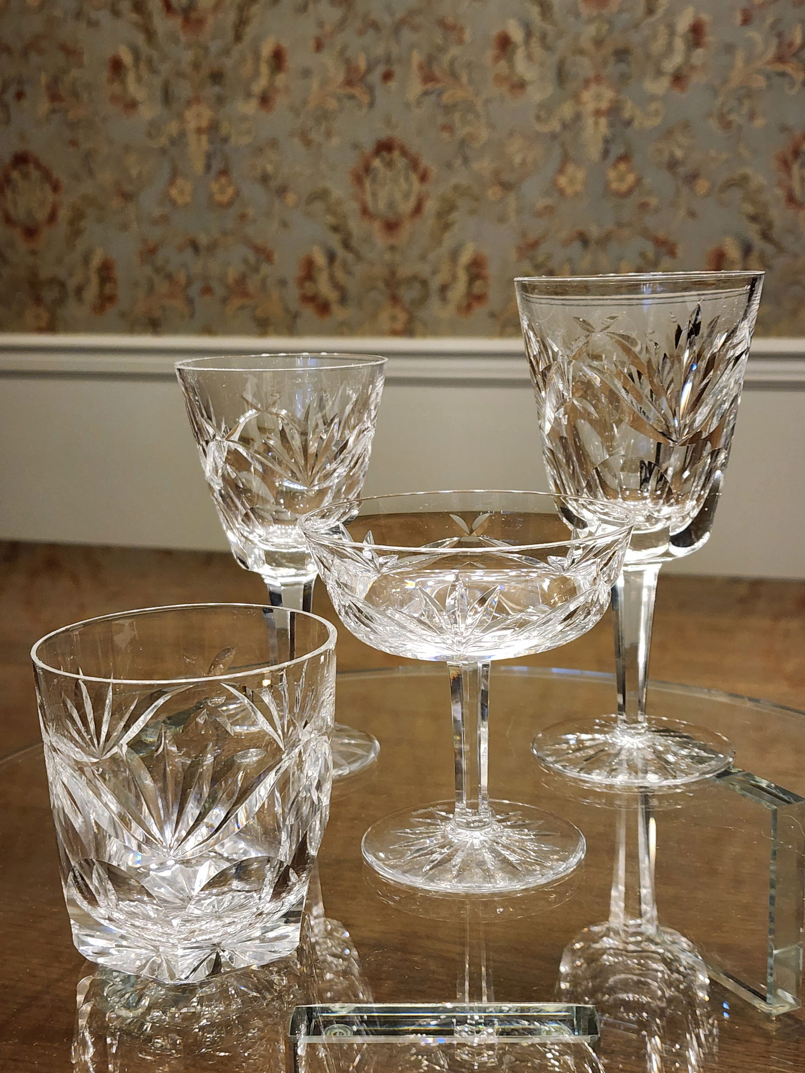 Mid 20th Century Ashling Cut by Waterford Crystal Stemware Collection Service for 12- 48 Pieces - 2