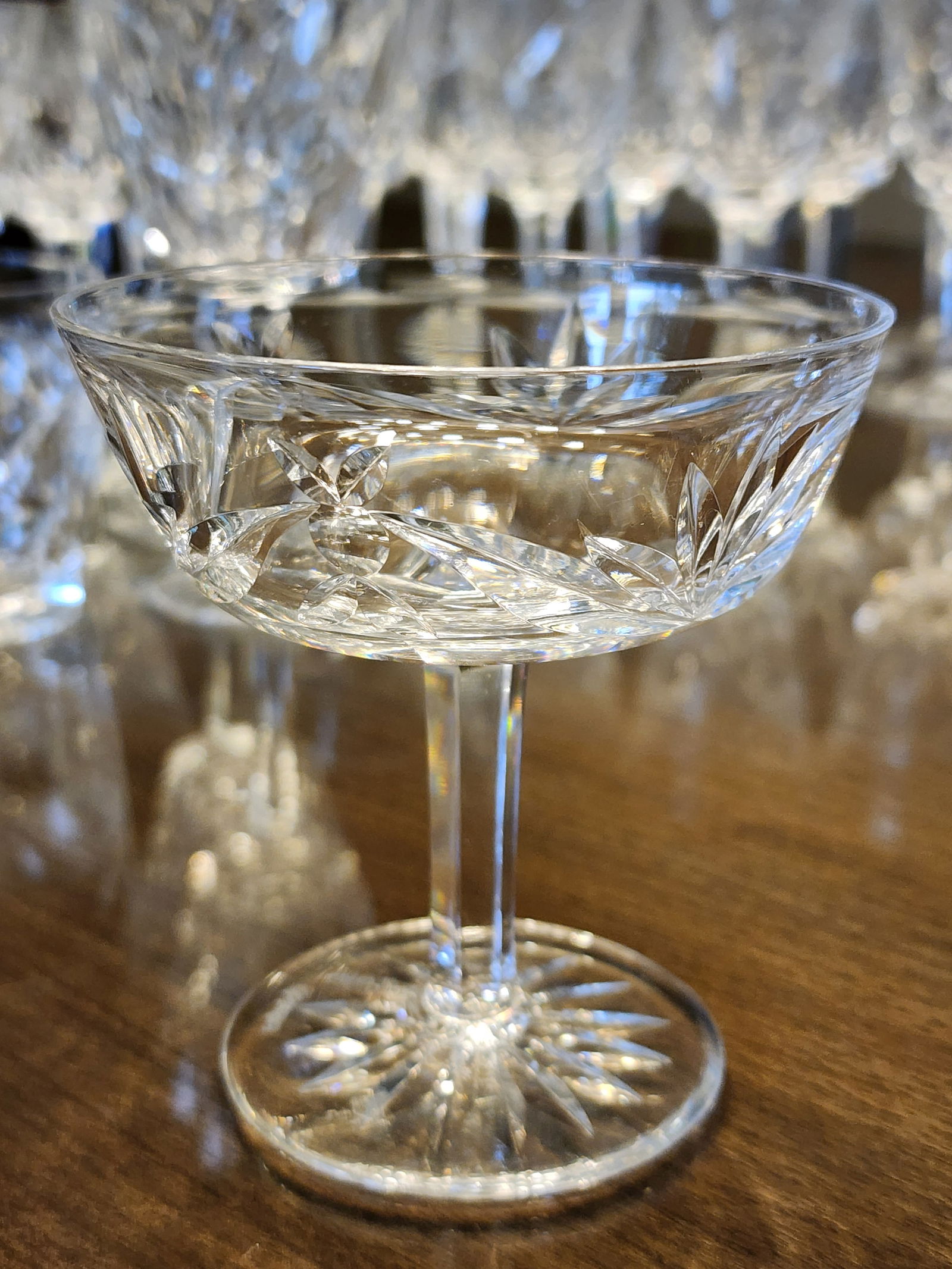 Mid 20th Century Ashling Cut by Waterford Crystal Stemware Collection Service for 12- 48 Pieces - 4