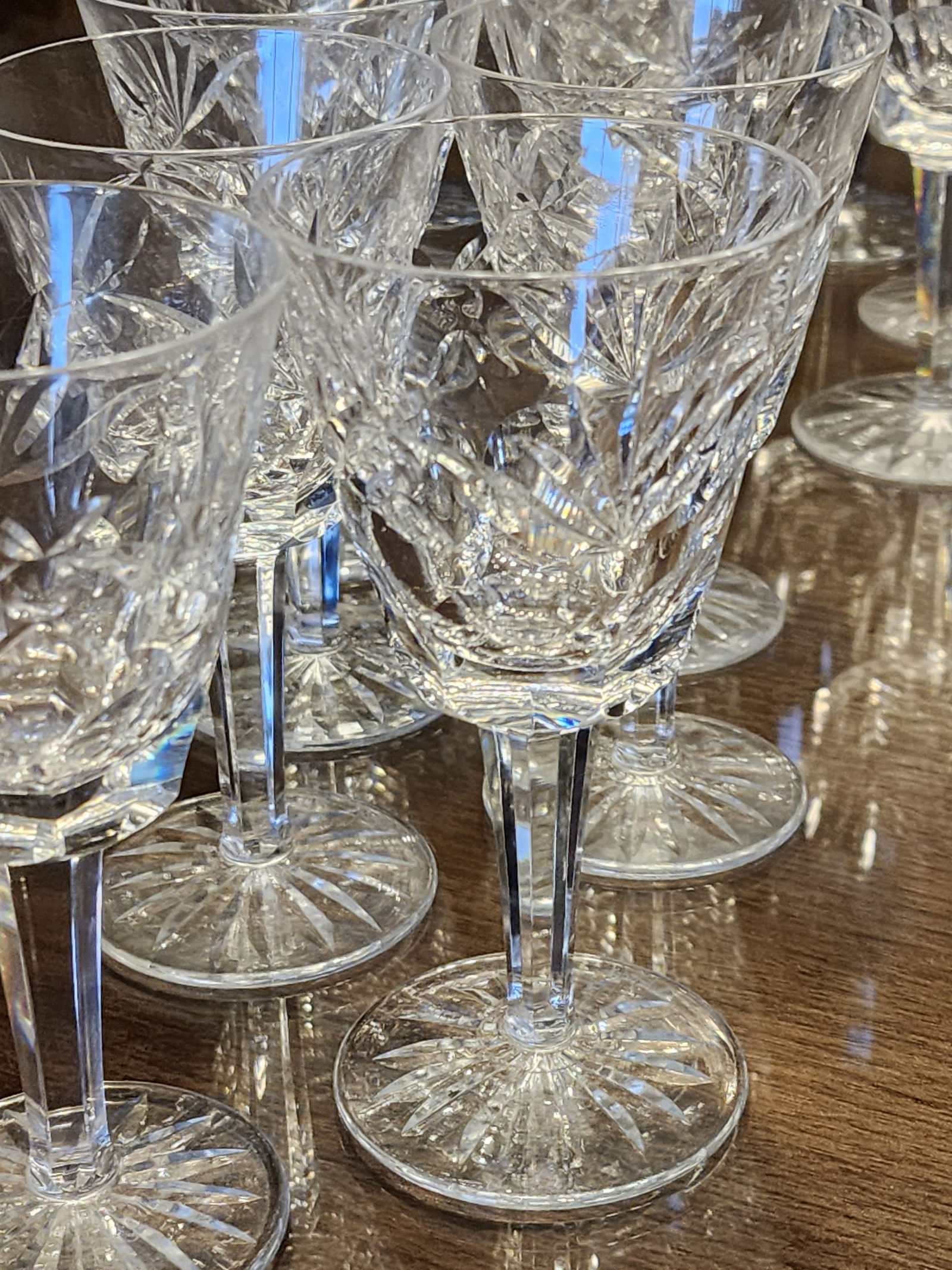 Mid 20th Century Ashling Cut by Waterford Crystal Stemware Collection Service for 12- 48 Pieces - 9