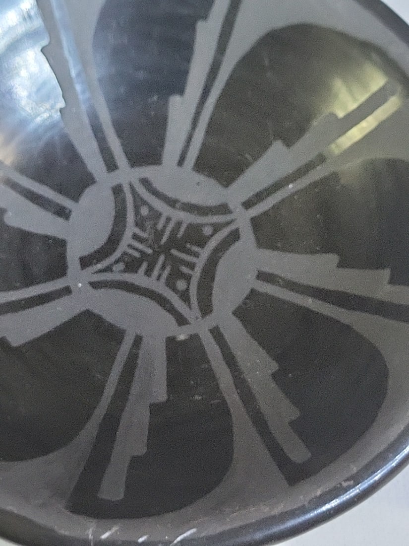 Vintage Celestina San Clara Pueblo Native American Bowl - 3