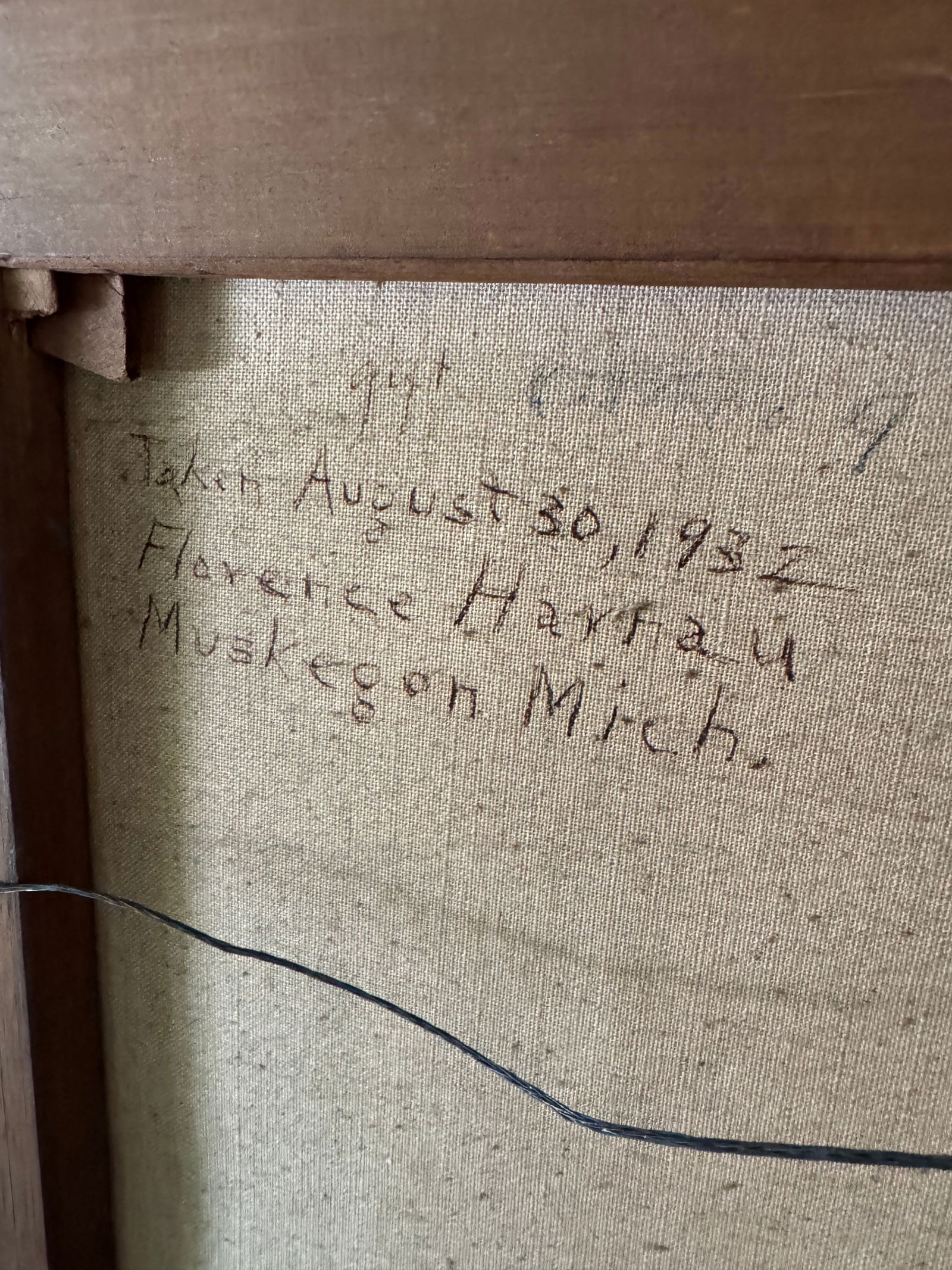 1930's Art Deco Portrait Painting of a Woman, Framed - 6