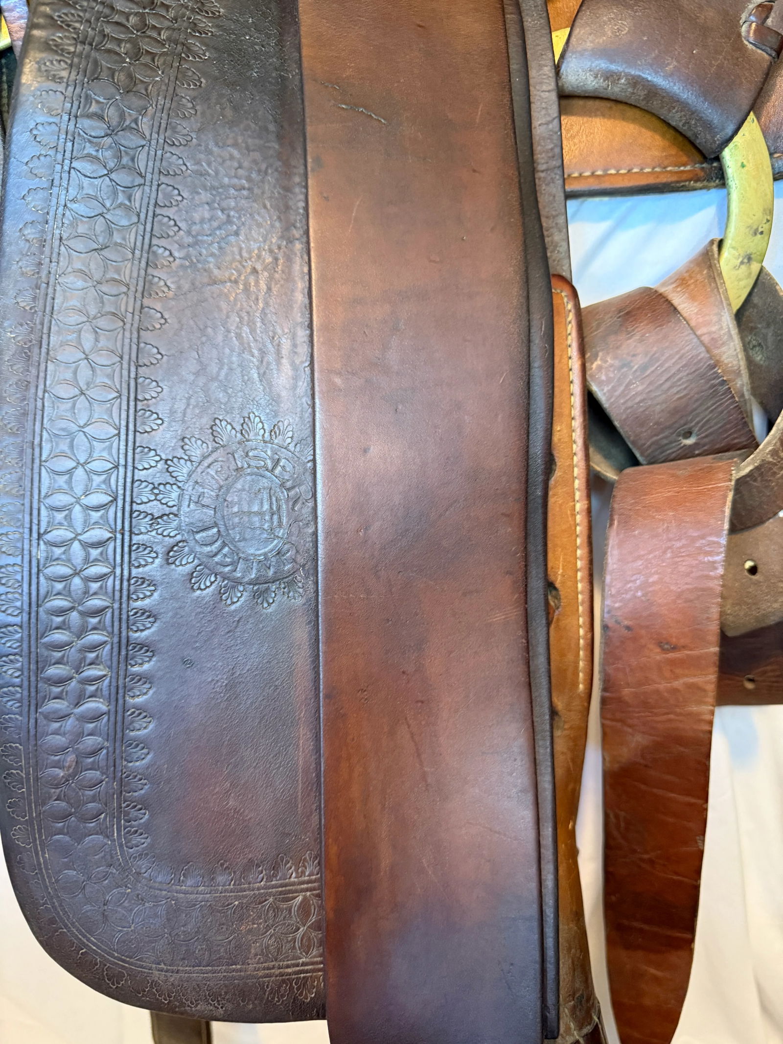 Vintage American Western Saddle h.h. Heiser 1920s - 5