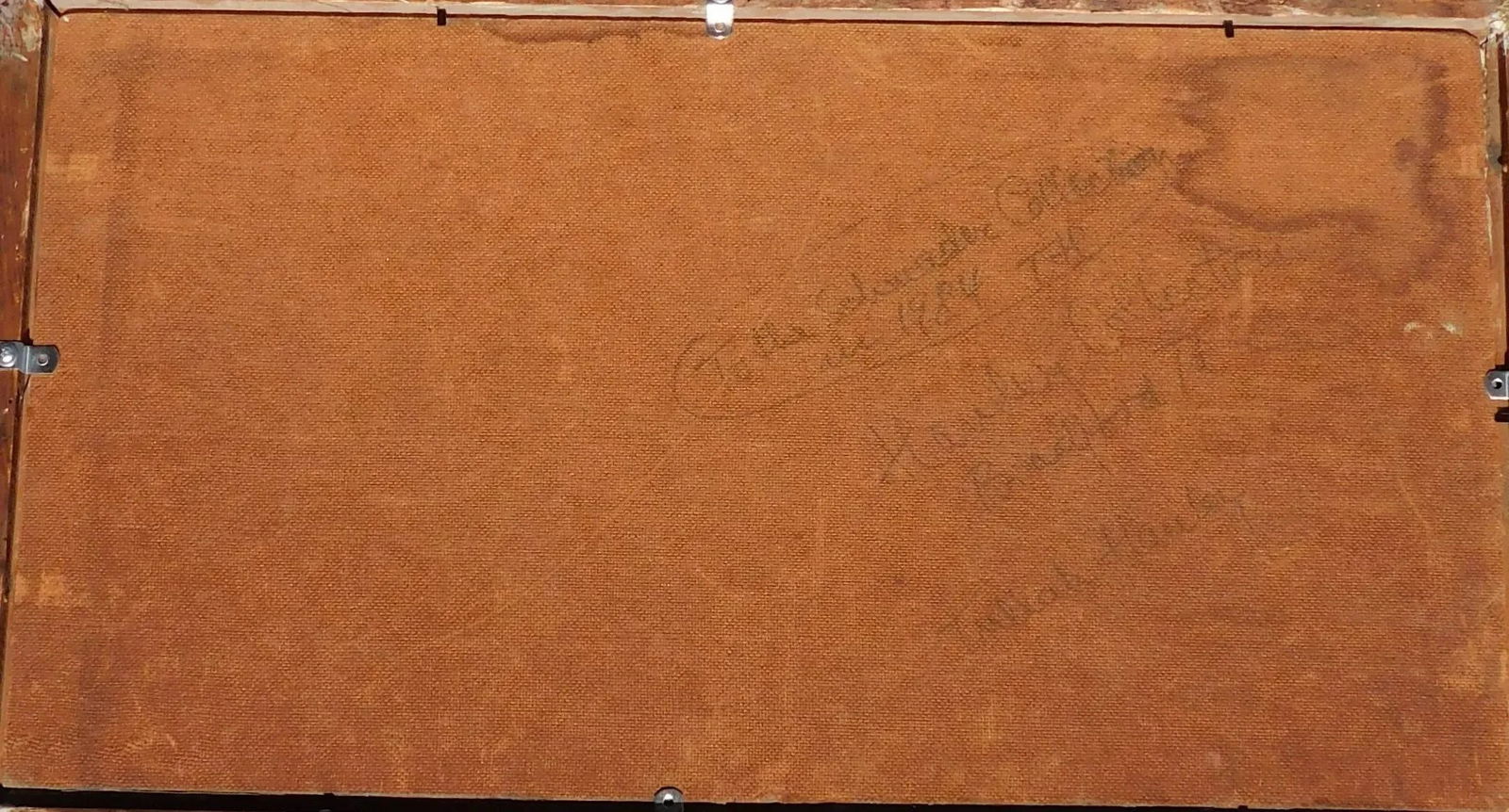 Vintage 19th C Oil Painting , Signed , Reclining Woman With Birds and Flowers, Framed - 5