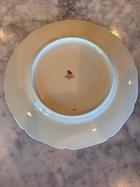 Vintage Hohenberg Studios Black Knight Dinner Plates- Set of 12 - 6