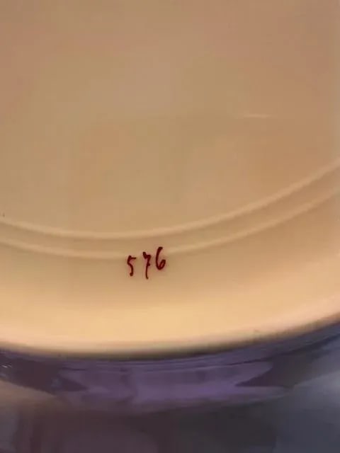 Vintage Hohenberg Studios Black Knight Dinner Plates- Set of 12 - 8