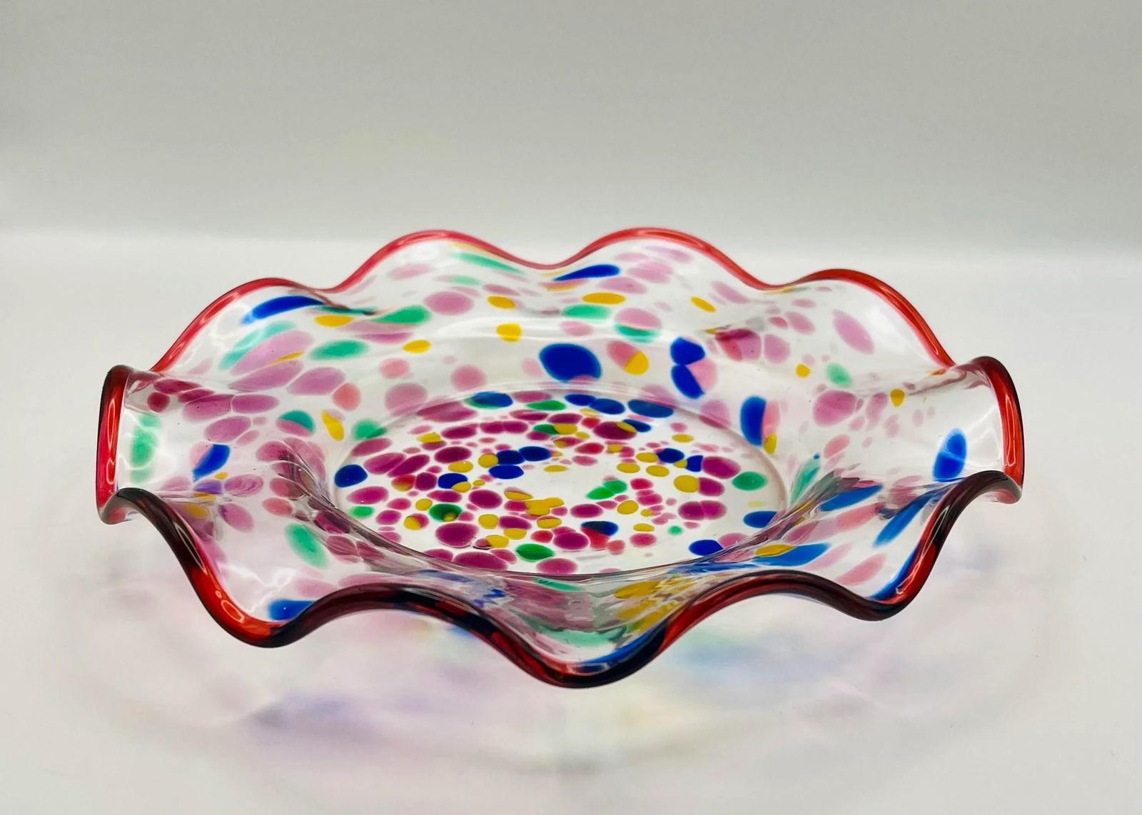 Late 20th Century Ruffle Edge Small Plate - 3