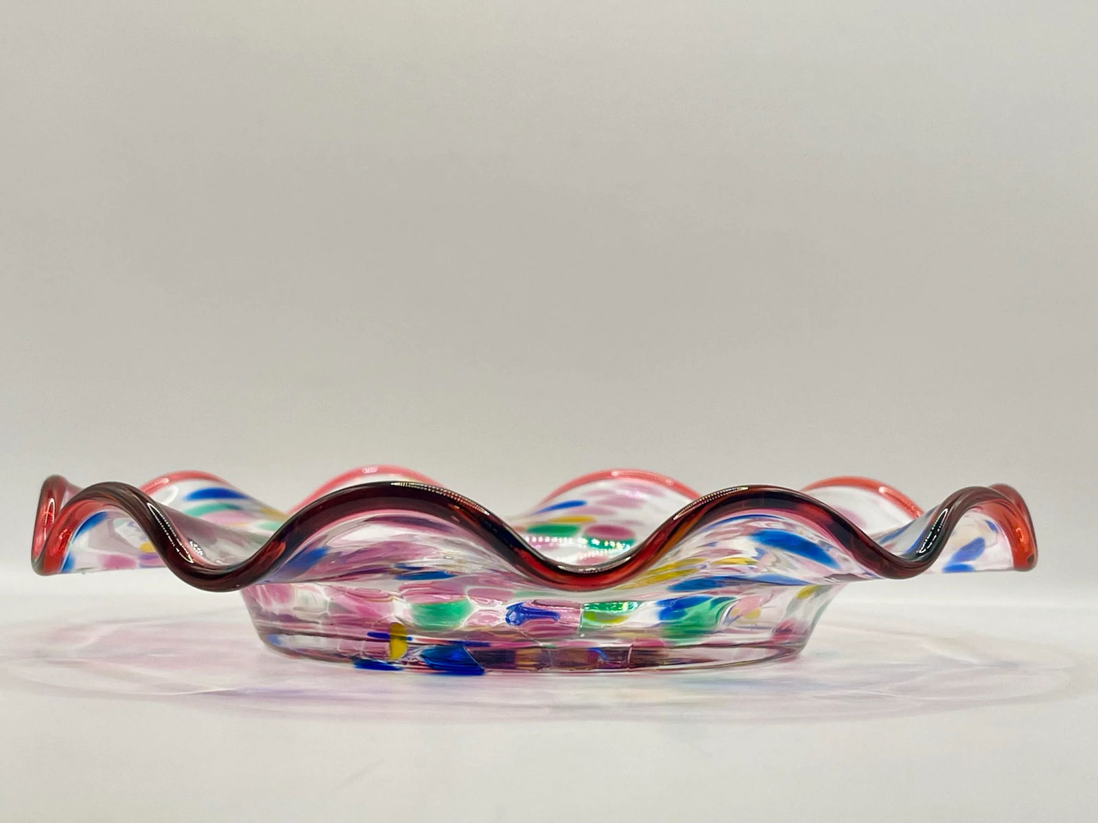 Late 20th Century Ruffle Edge Small Plate - 6