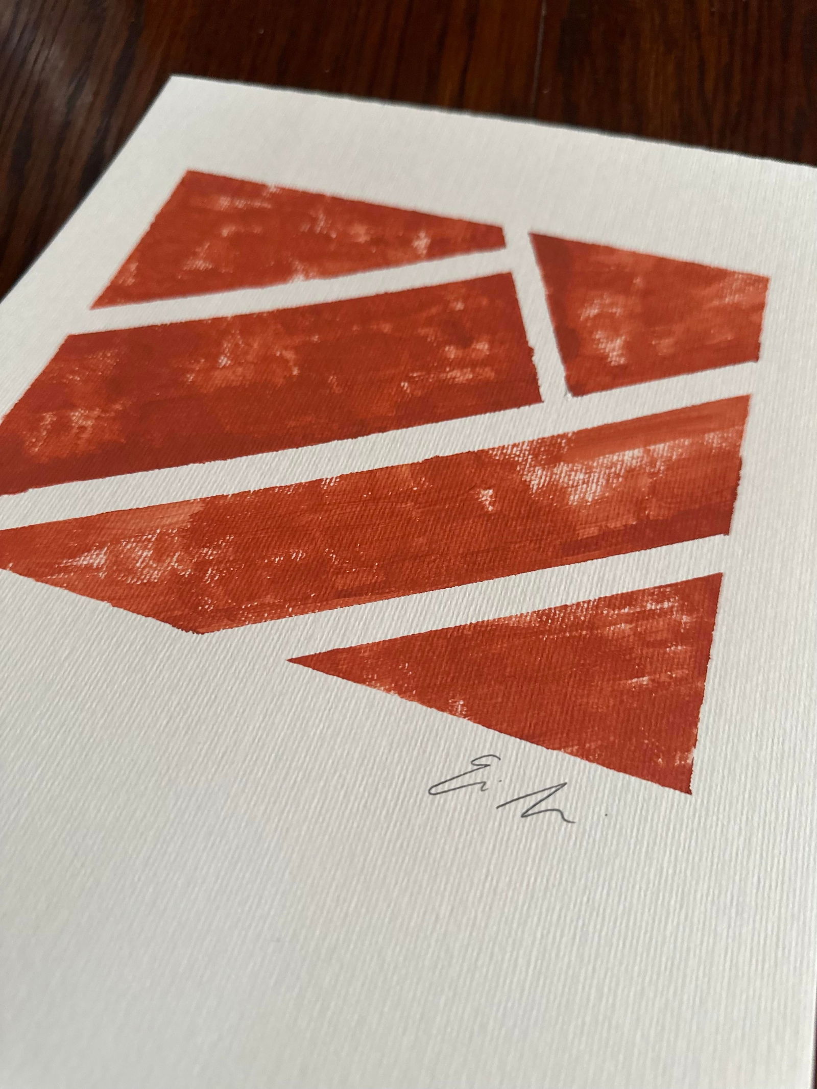 Erin Simon Original Tennis Clay Court Painting - 2