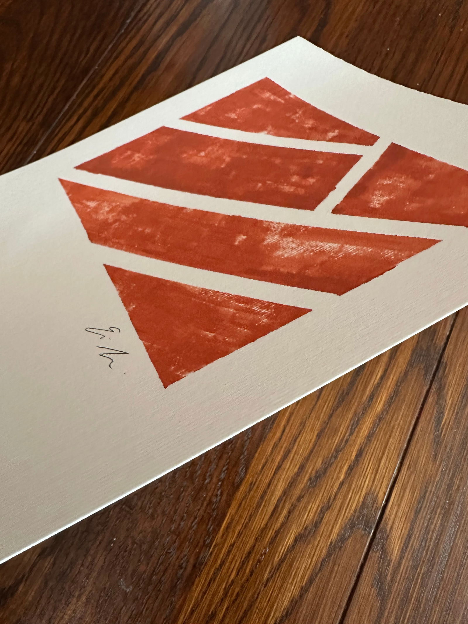 Erin Simon Original Tennis Clay Court Painting - 4