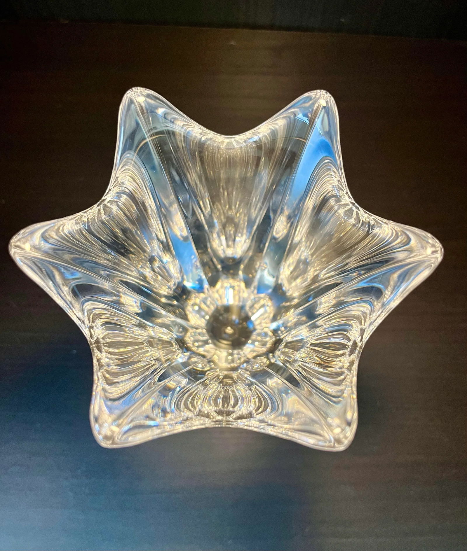 Late 20th Century Orrefors Sweden Tulip Lead Crystal Vase - 5