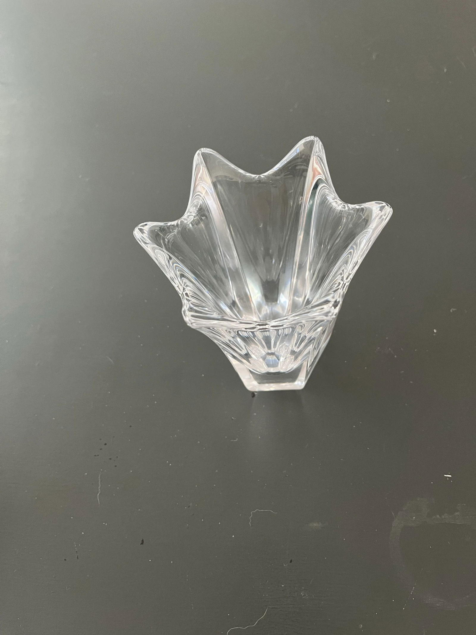 Late 20th Century Orrefors Sweden Tulip Lead Crystal Vase - 9