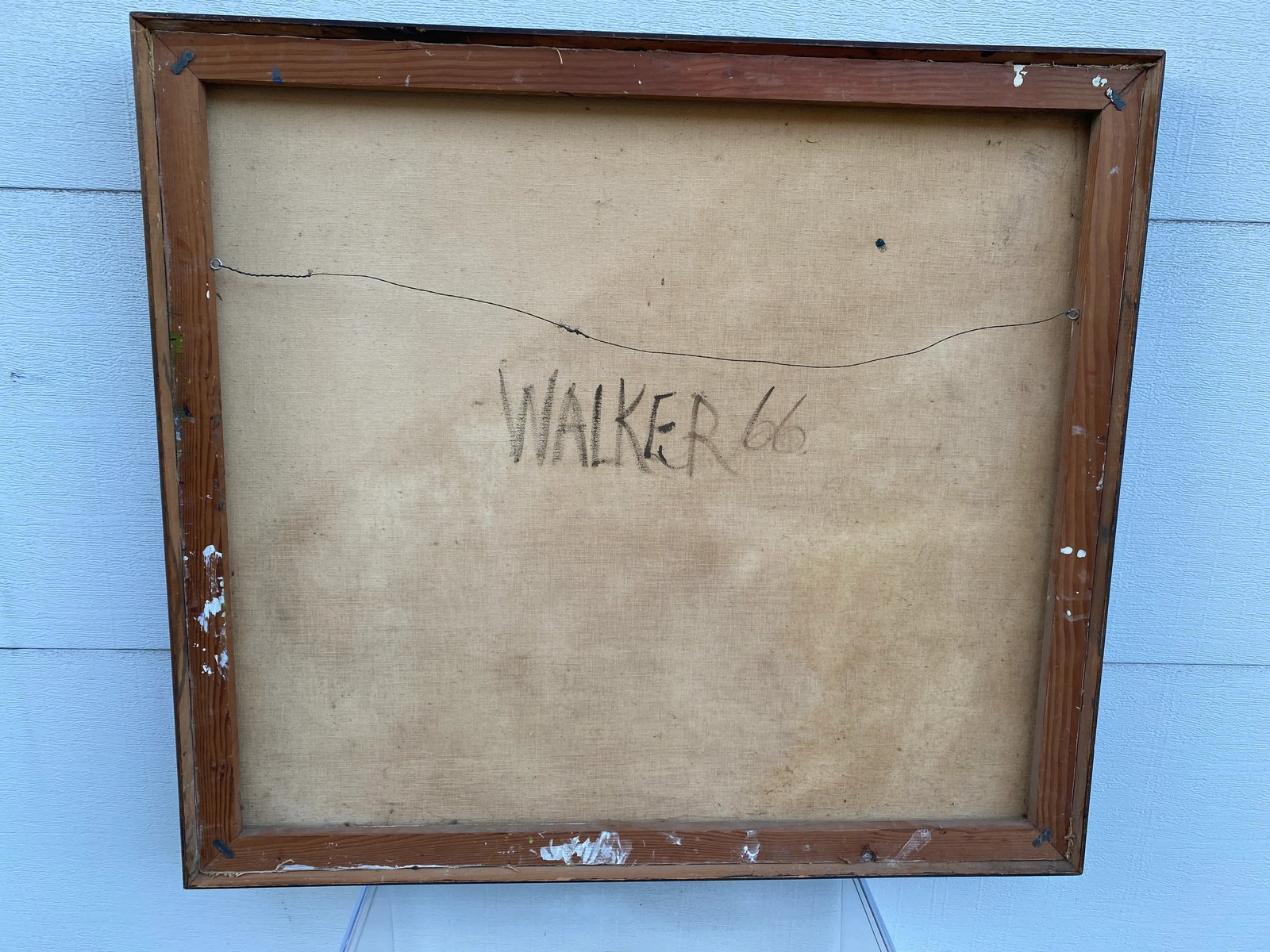 Walker "66 Abstract Expressionist Oil on Canvas - 10