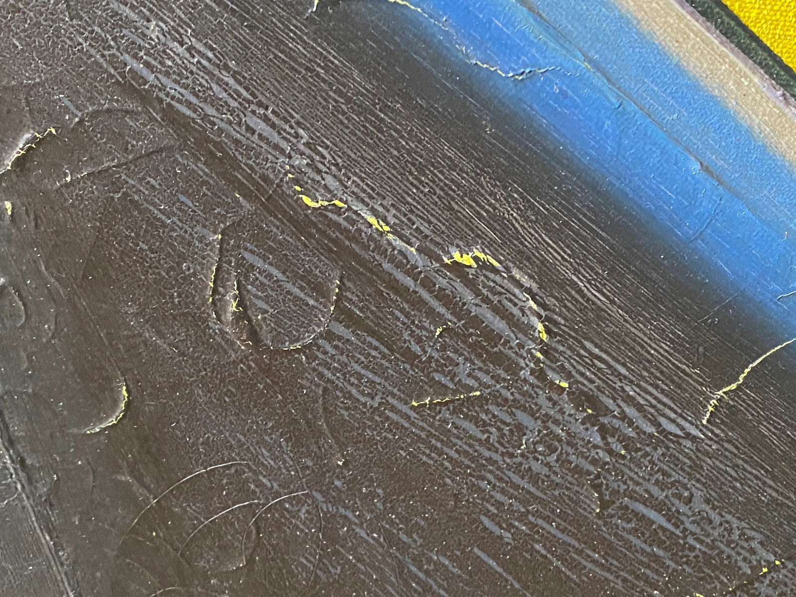 Walker "66 Abstract Expressionist Oil on Canvas - 7