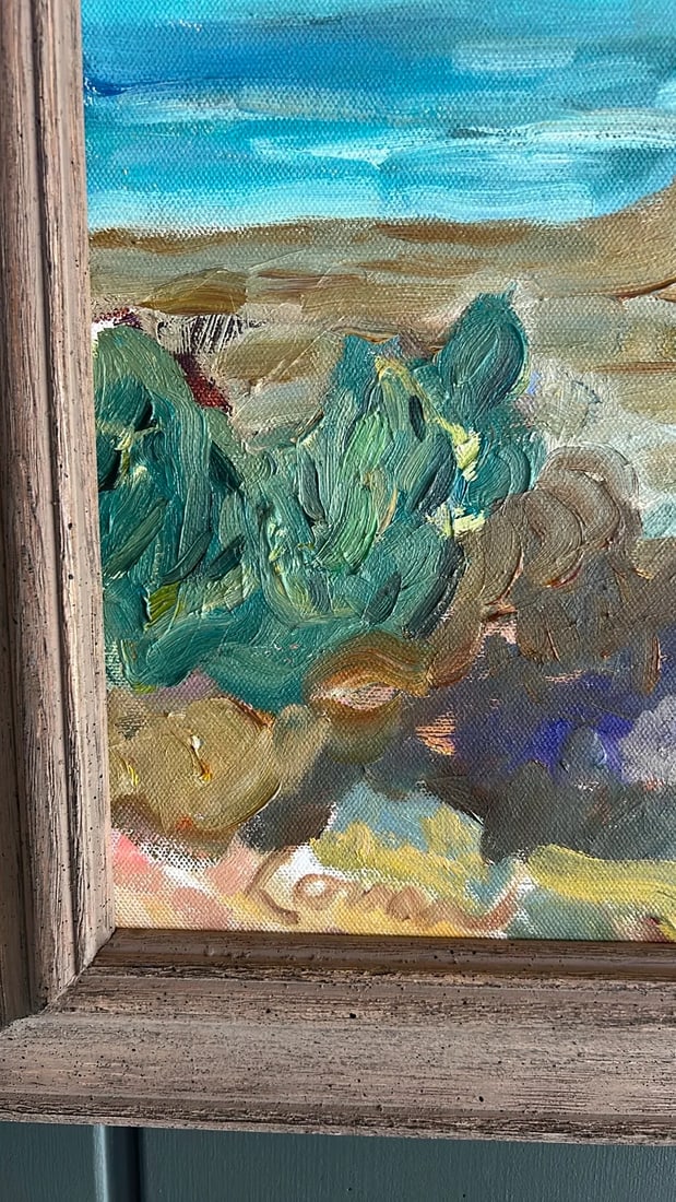 Southwest Landscape Oil Painting Signed by Artist Lorna Terrell - 2