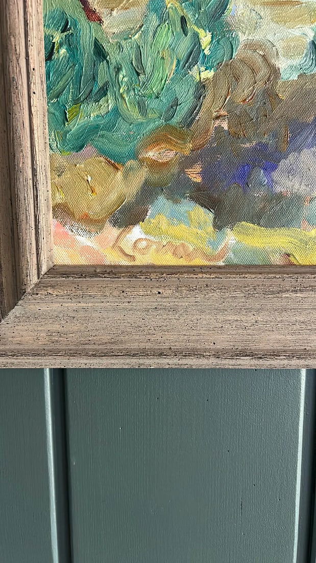 Southwest Landscape Oil Painting Signed by Artist Lorna Terrell - 6