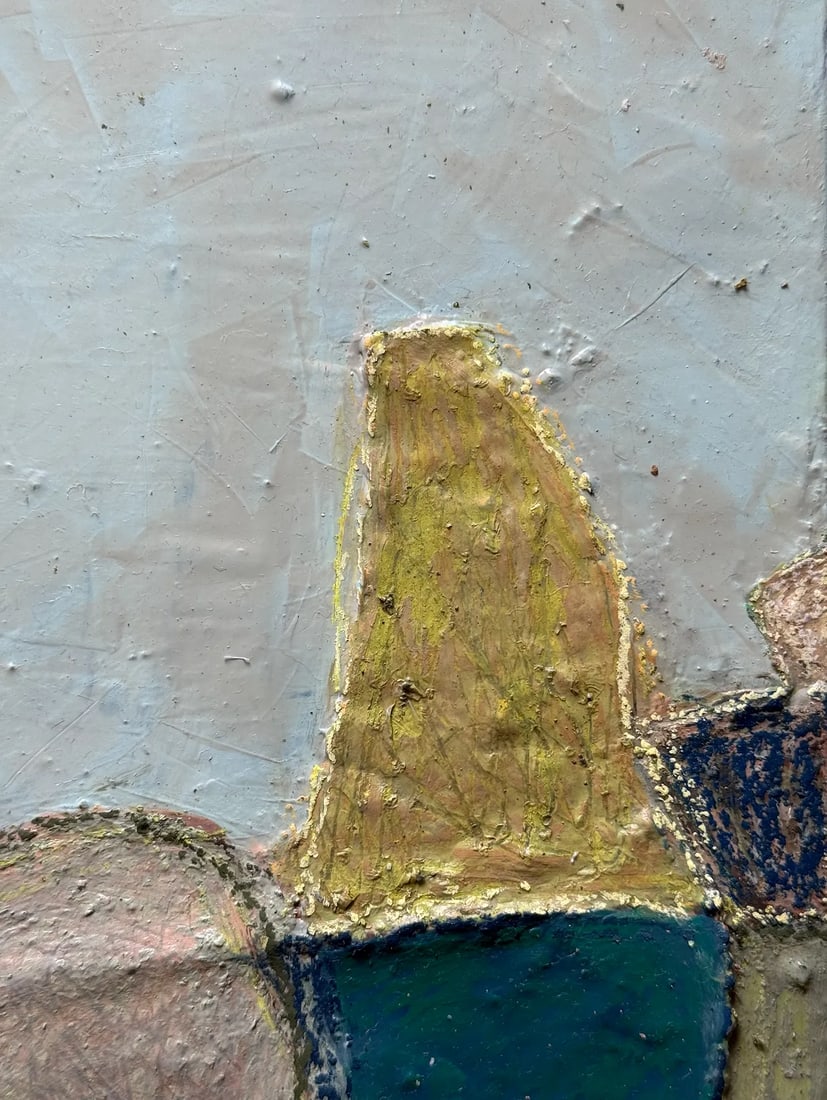 "Earth Sign Dreams" Original Mixed-Media Painting on Panel by Zac Woodiel - 3