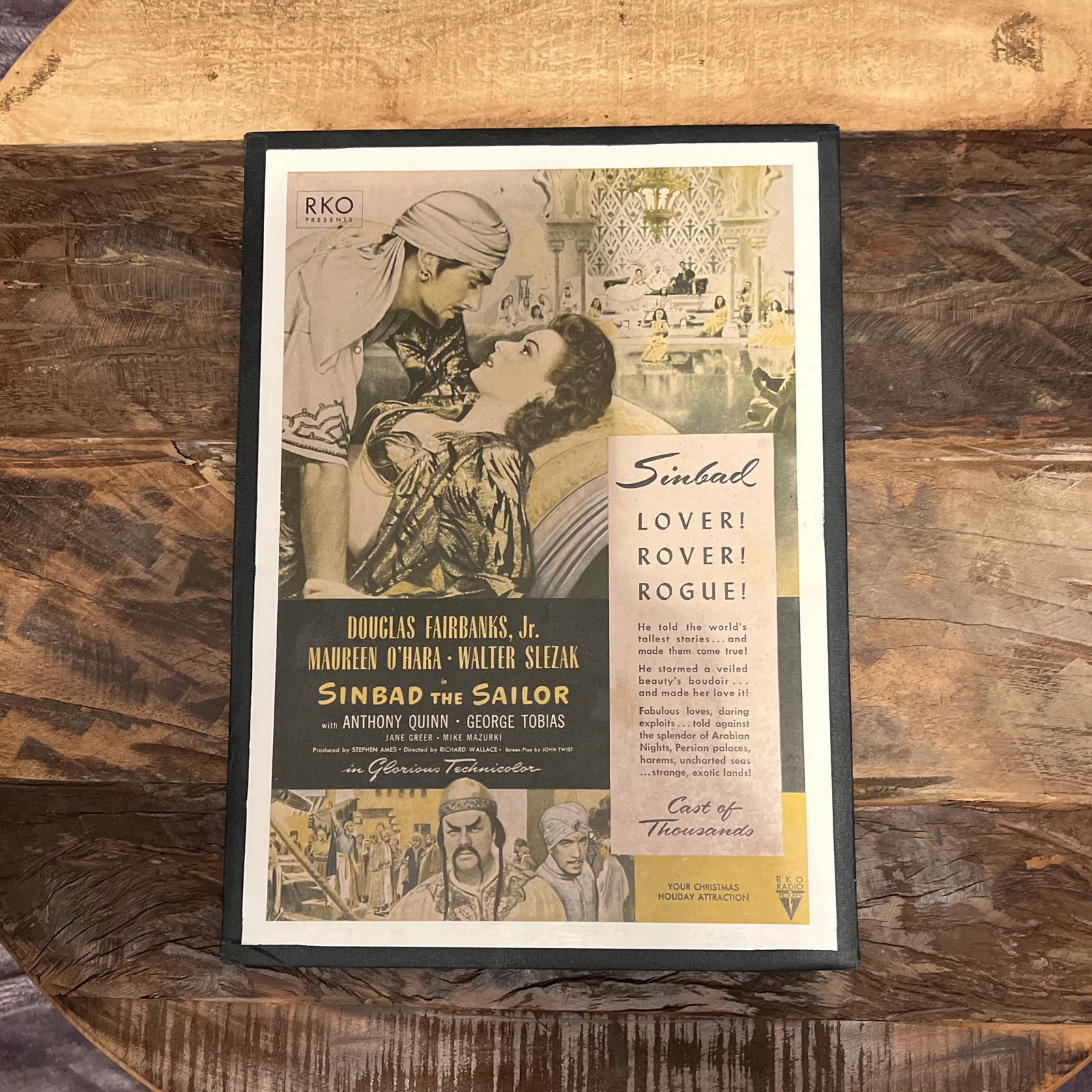 Vintage Hollywood Movie Lobby Card, Sinbad the Sailor 1947 - 2